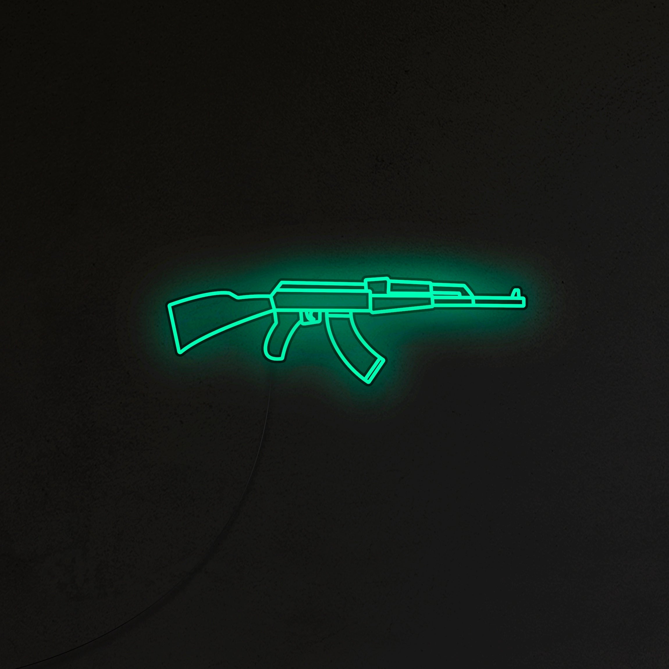 Karabin AK-47 Neon LED