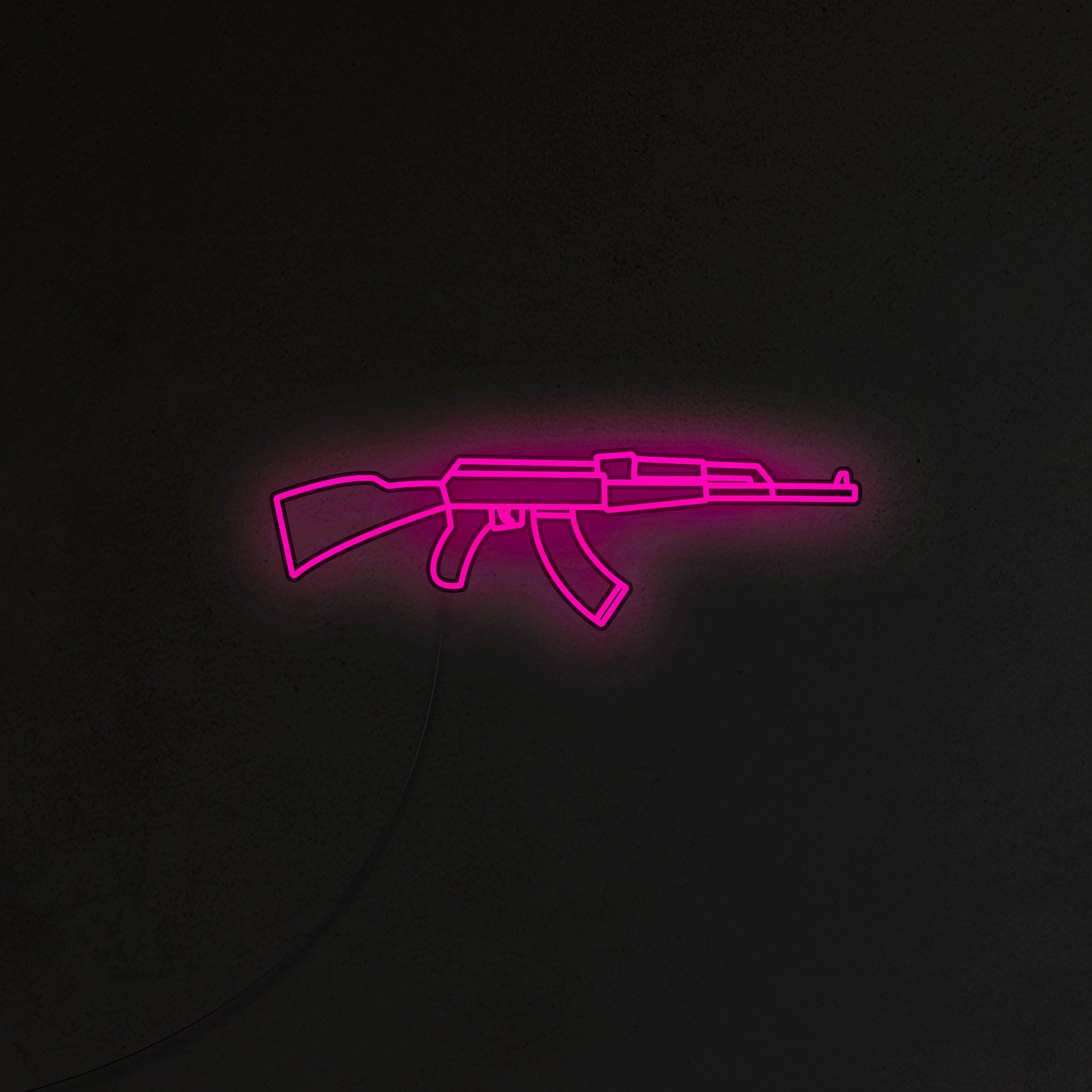 Karabin AK-47 Neon LED