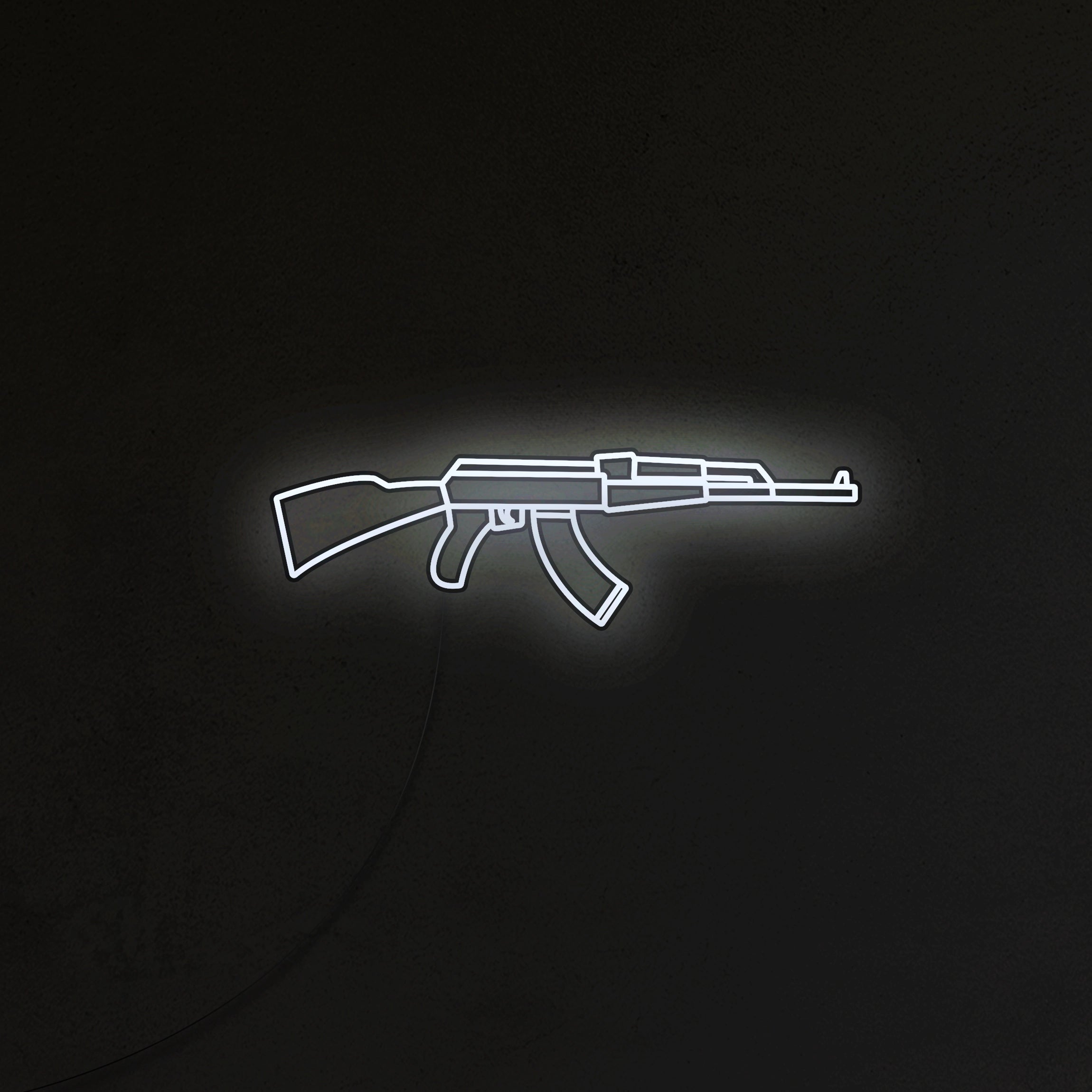 Karabin AK-47 Neon LED