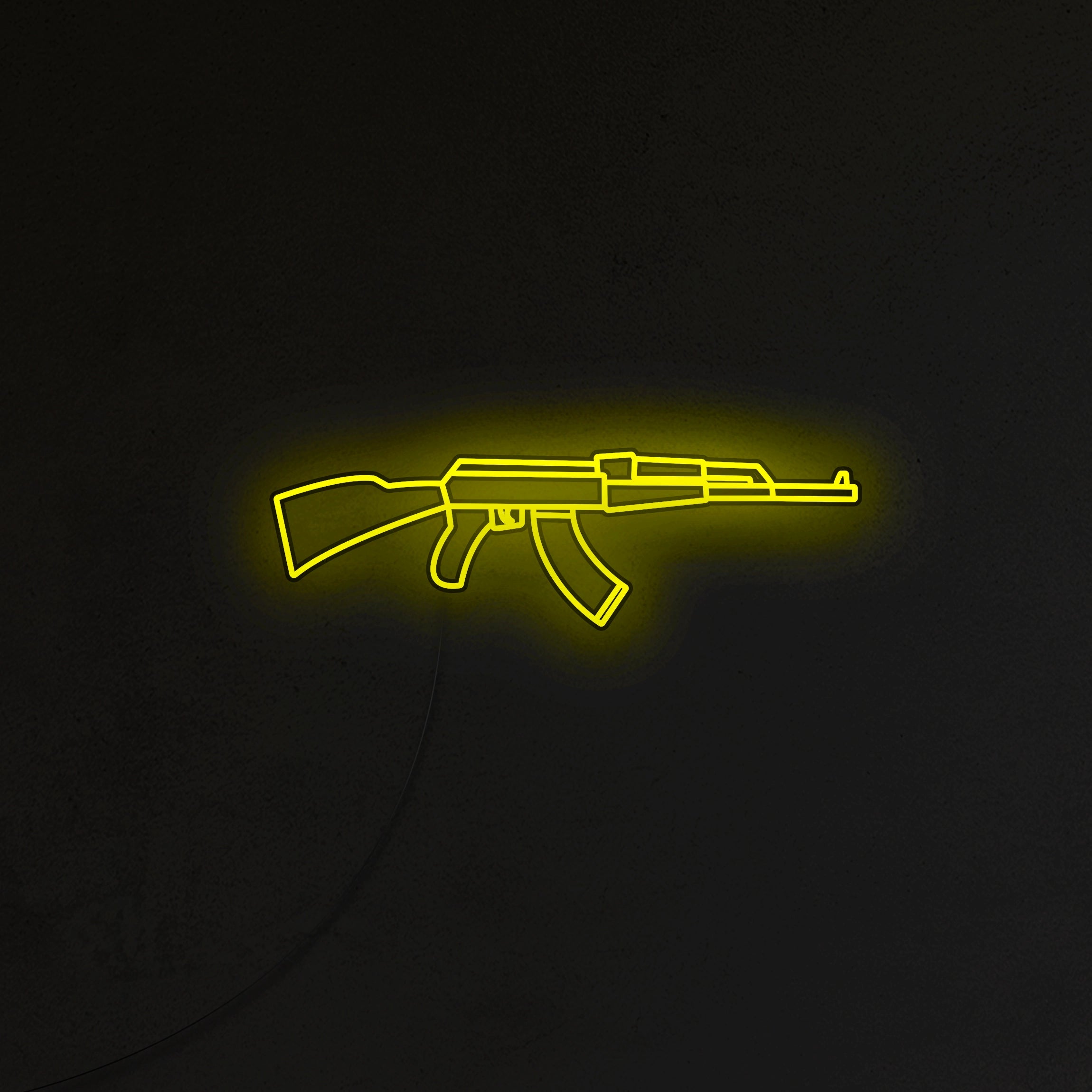 Karabin AK-47 Neon LED