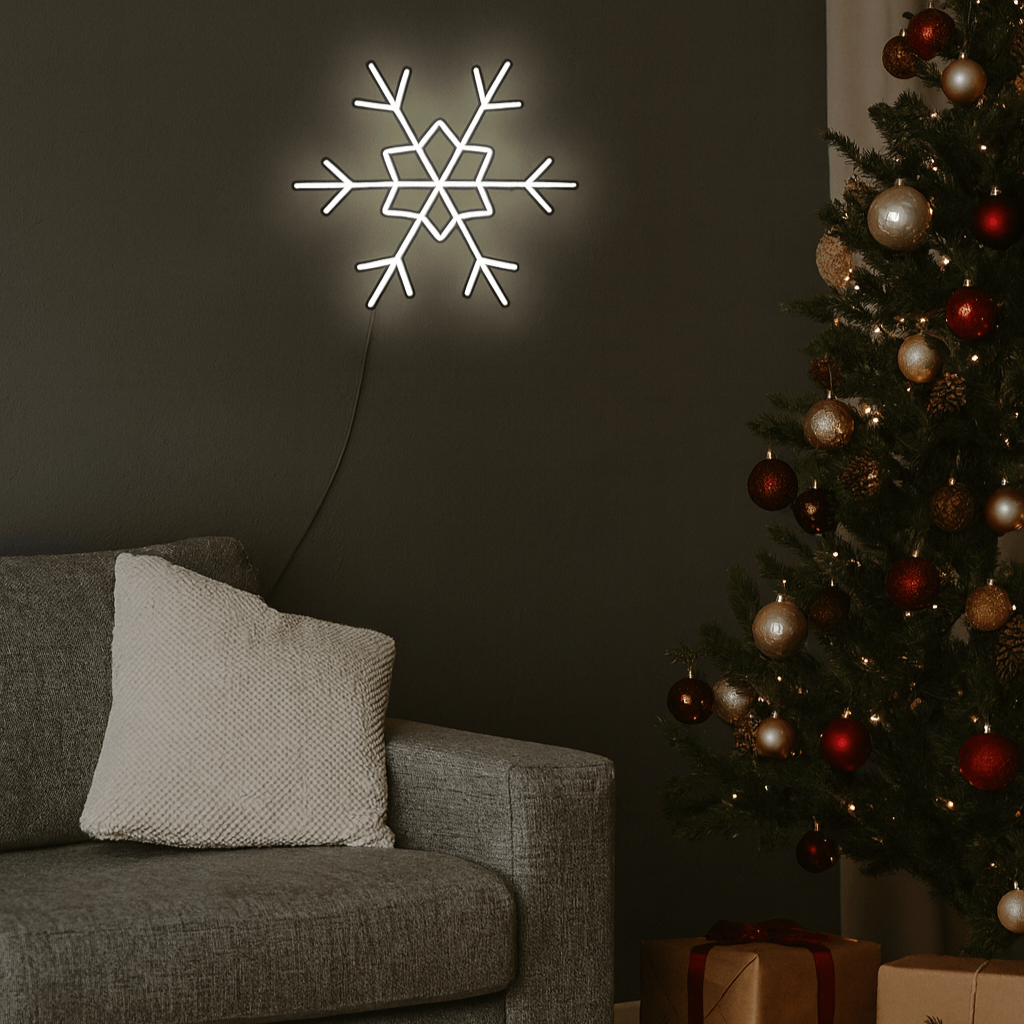 Śnieżynka Neon LED