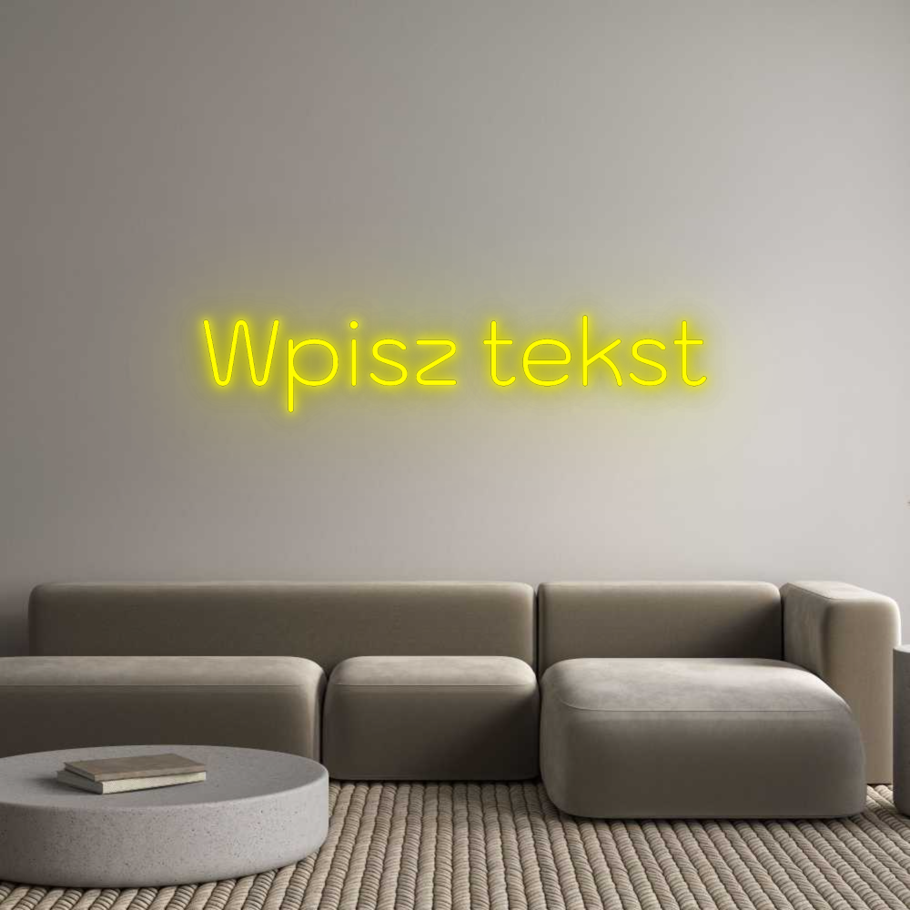 Custom Neon: Wpisz tekst