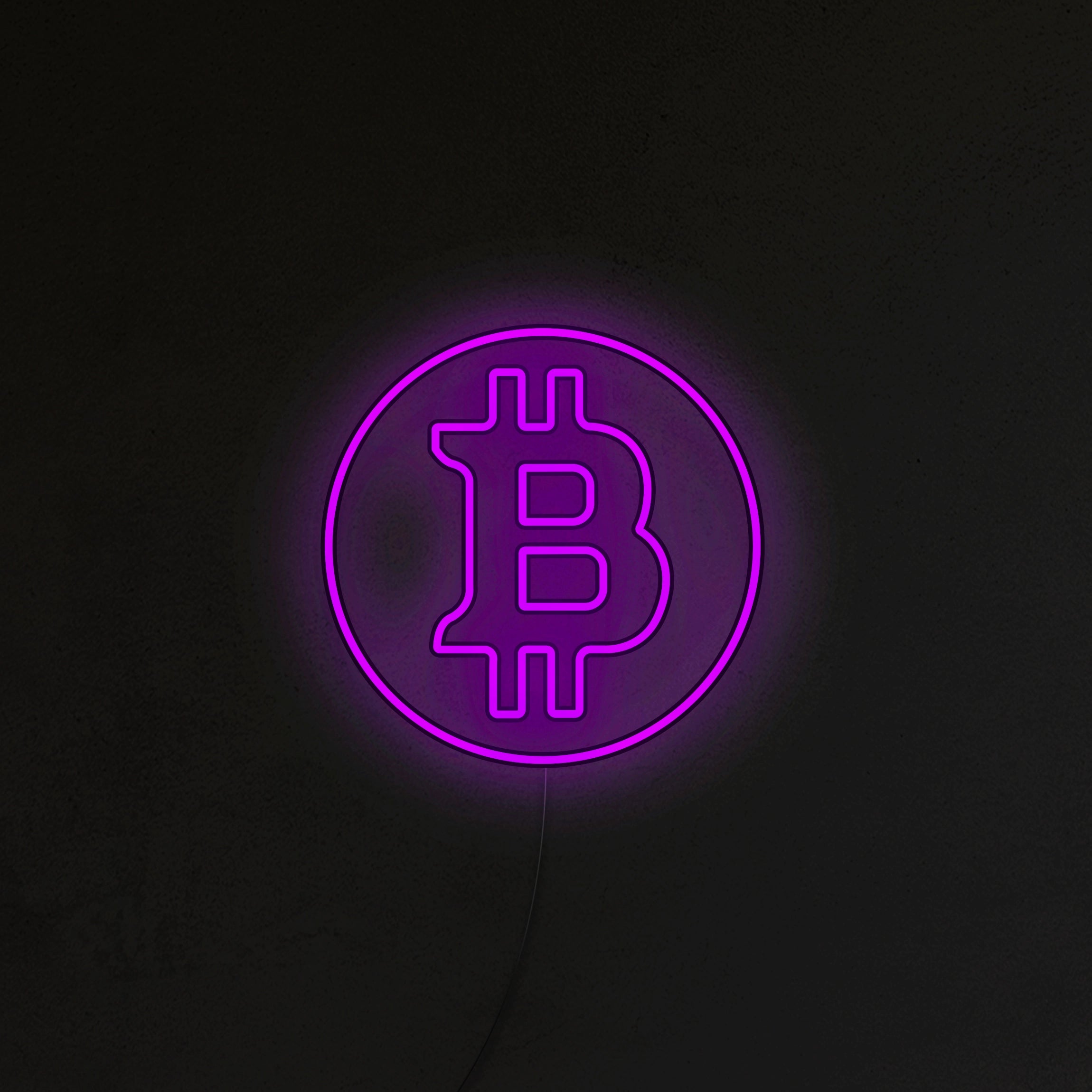 Bitcoin Neon LED