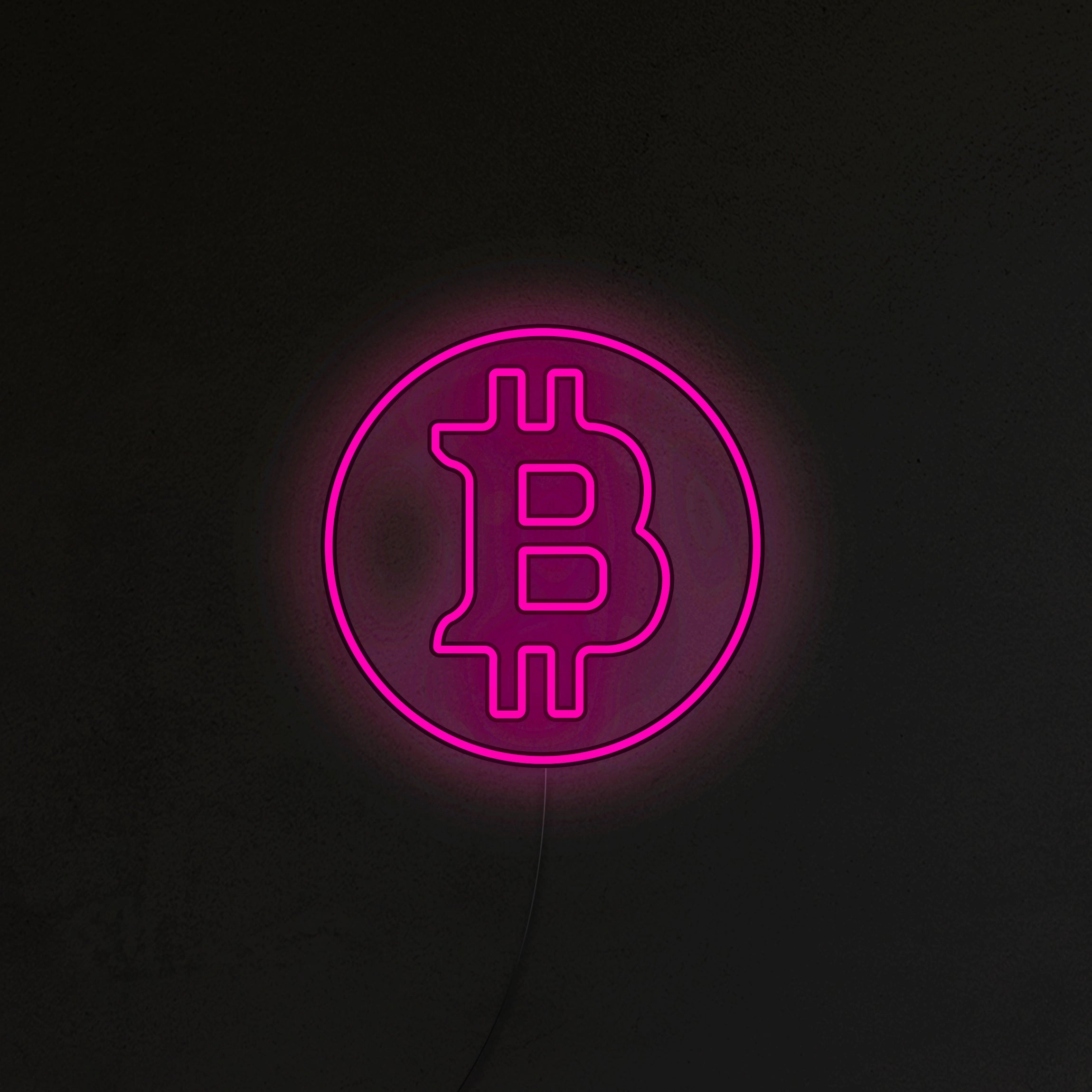 Bitcoin Neon LED