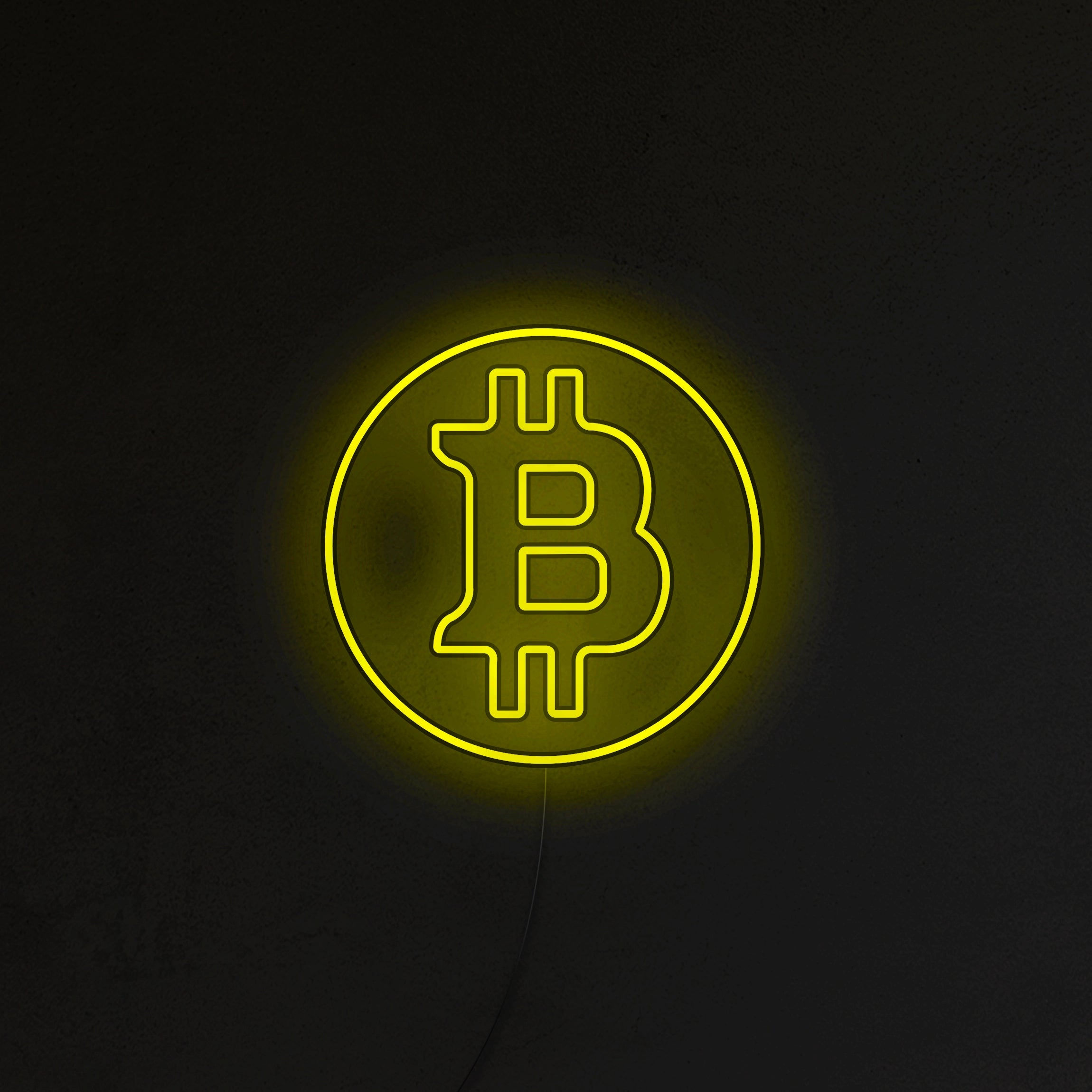Bitcoin Neon LED