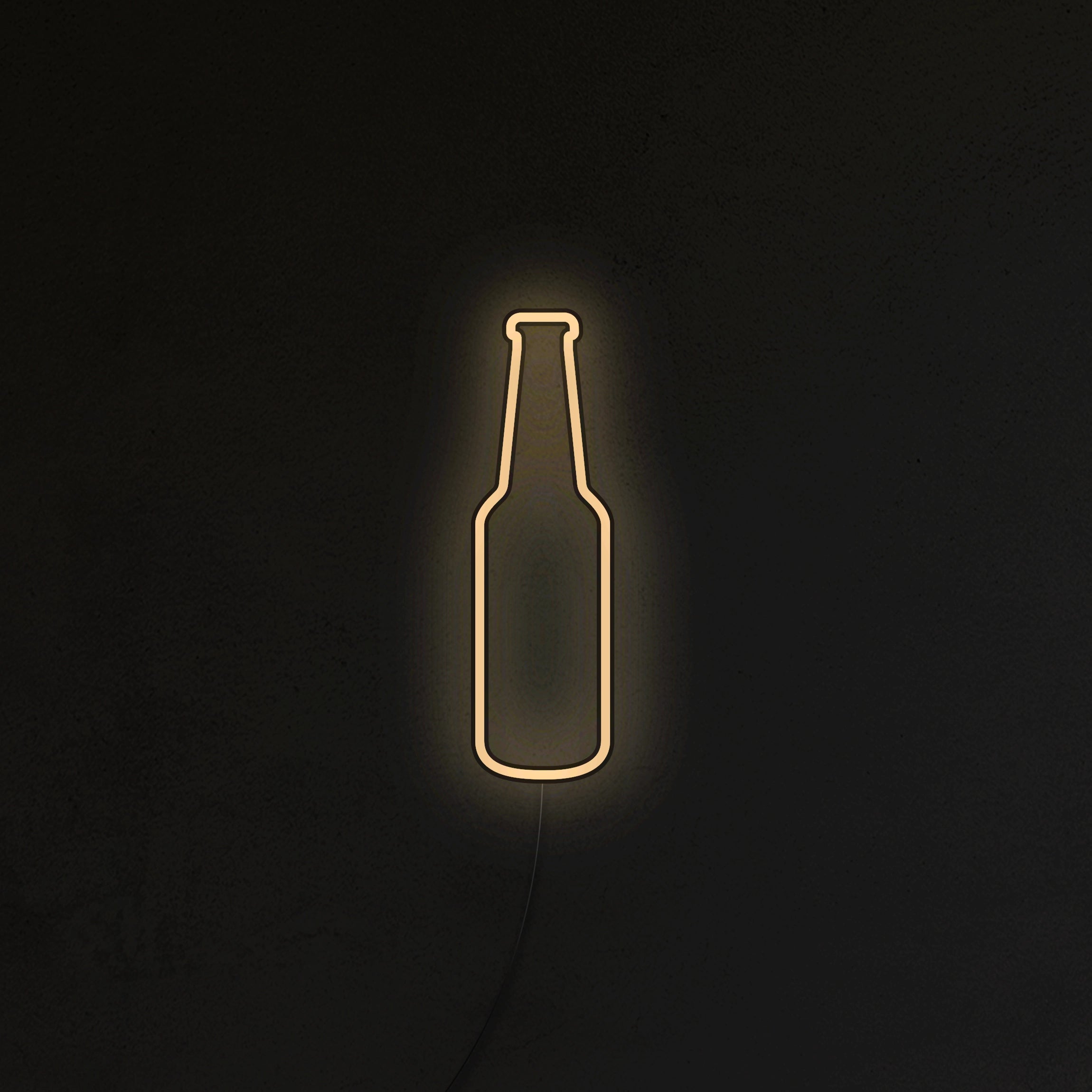 Butelka piwa Neon LED