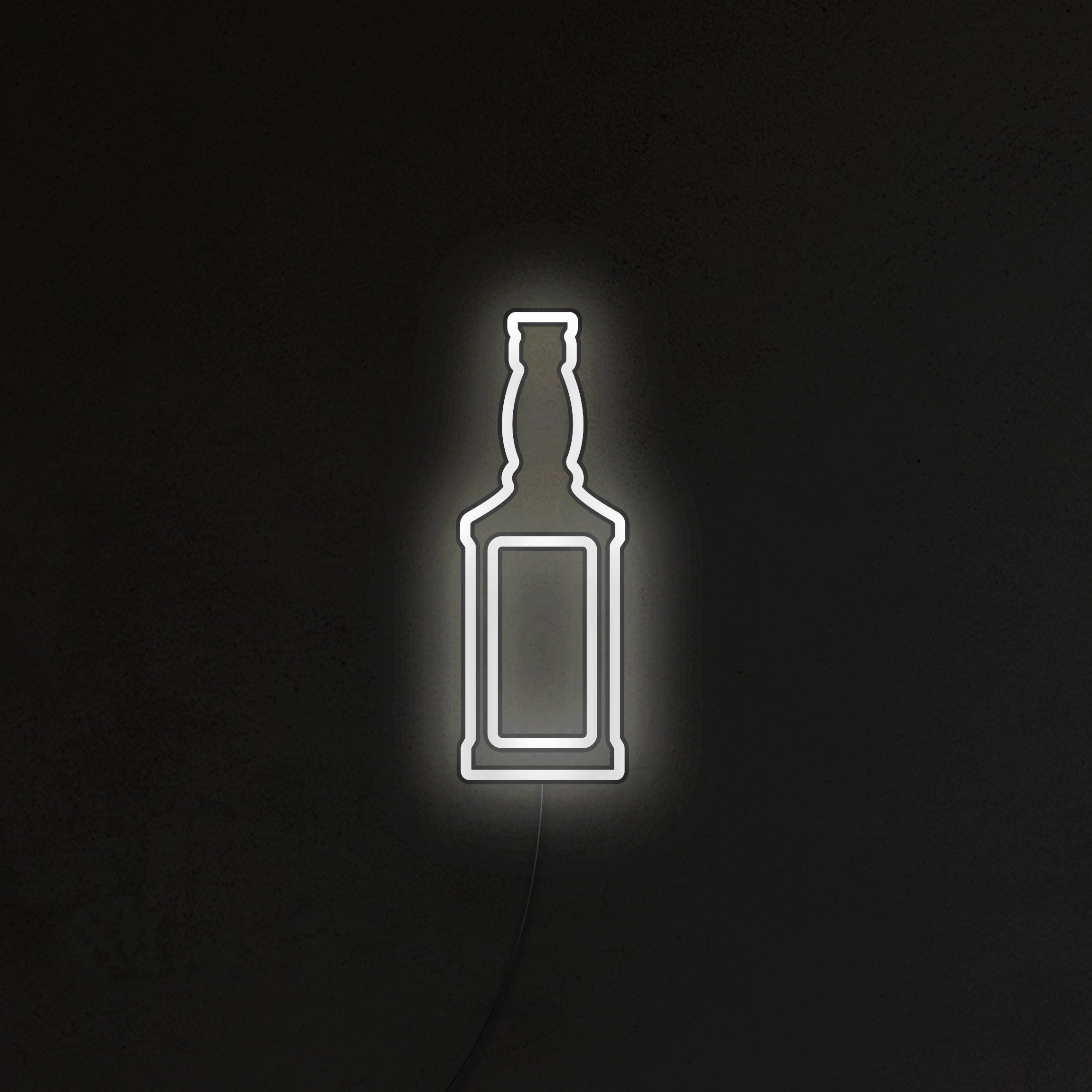 Butelka Whisky Neon LED