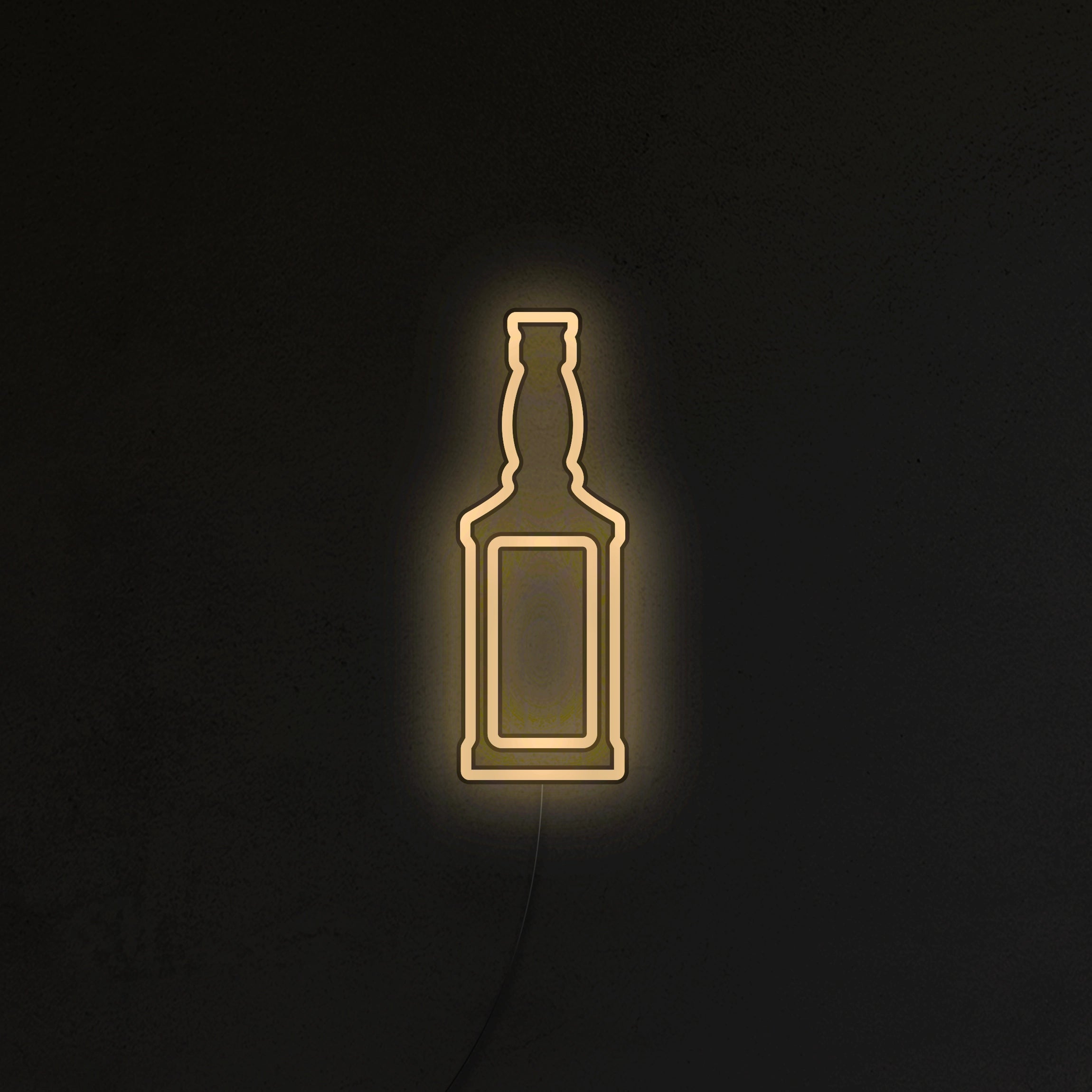 Butelka Whisky Neon LED