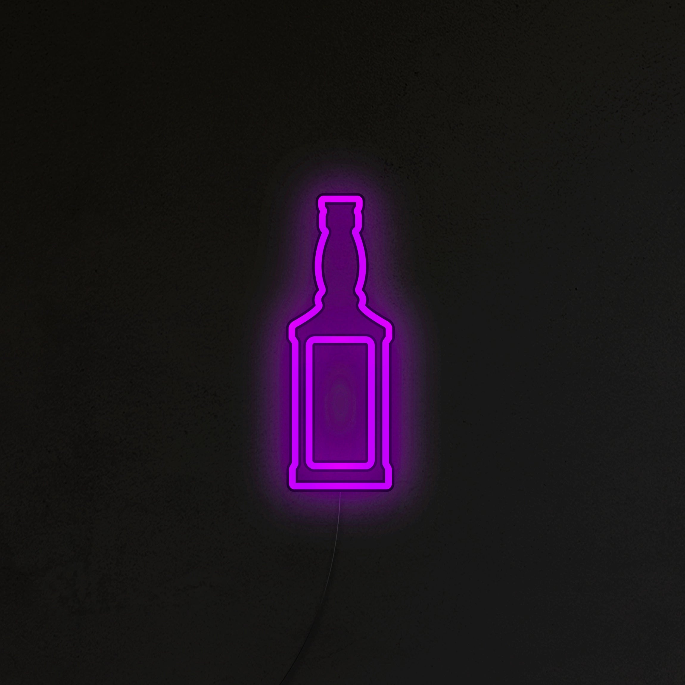Butelka Whisky Neon LED