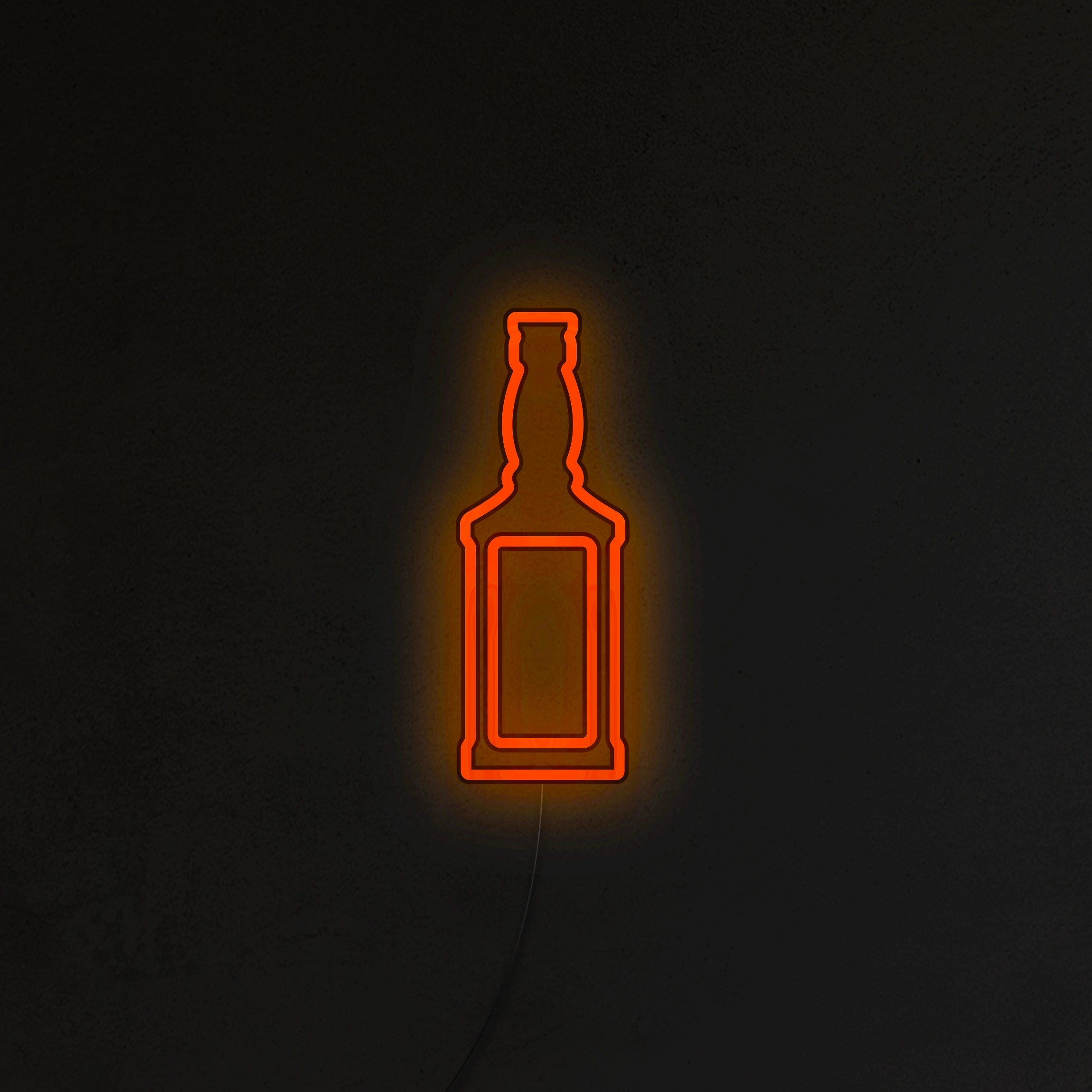 Butelka Whisky Neon LED