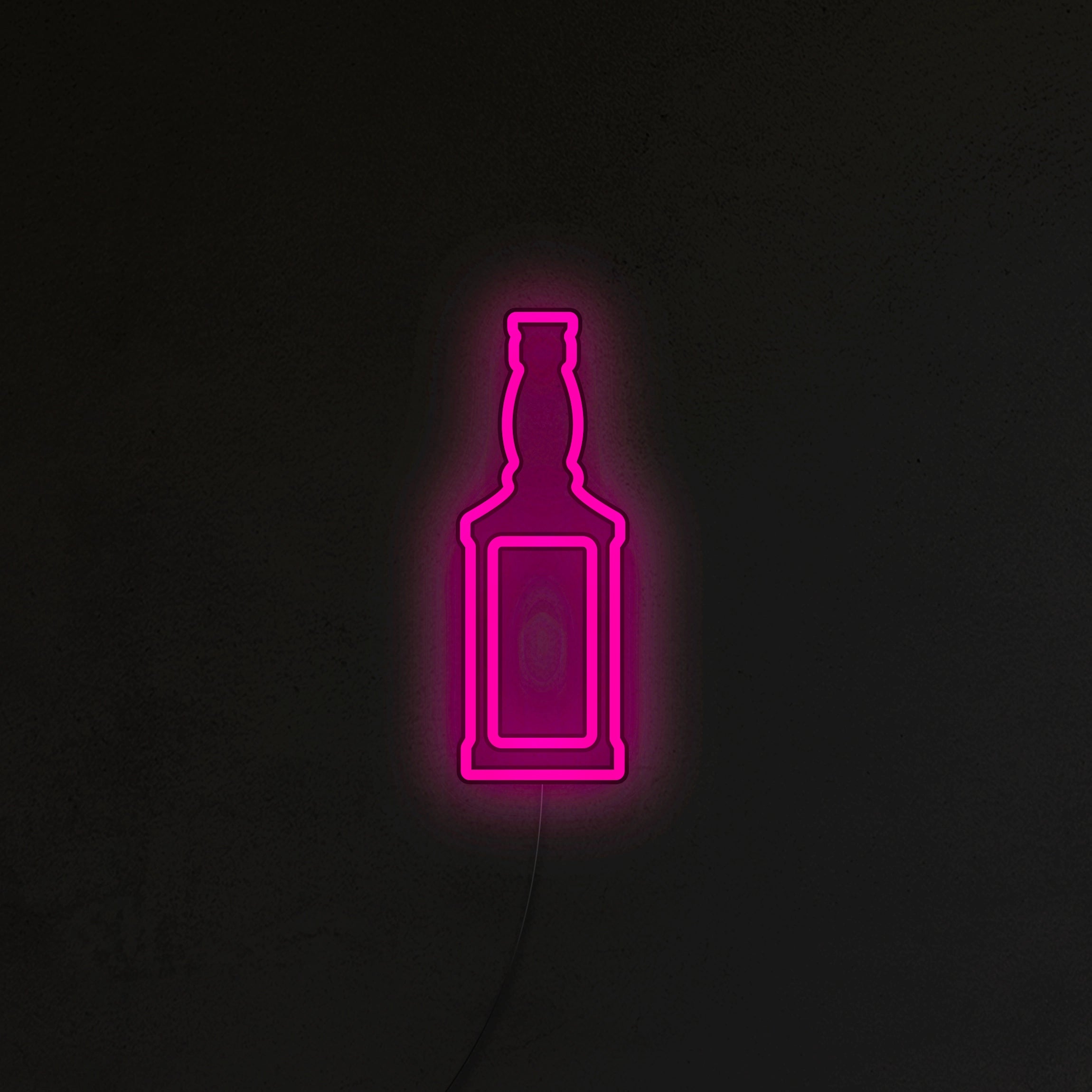 Butelka Whisky Neon LED