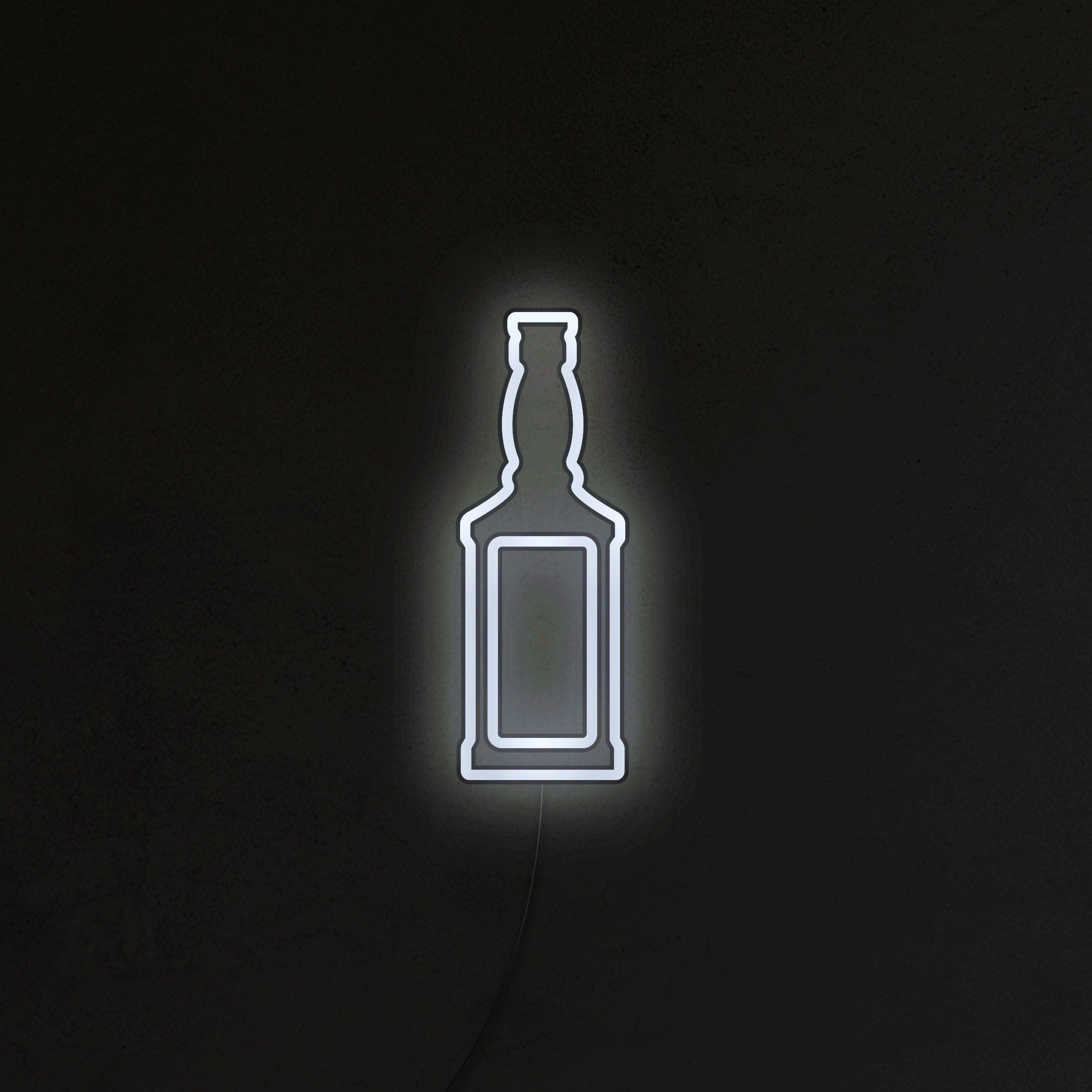 Butelka Whisky Neon LED