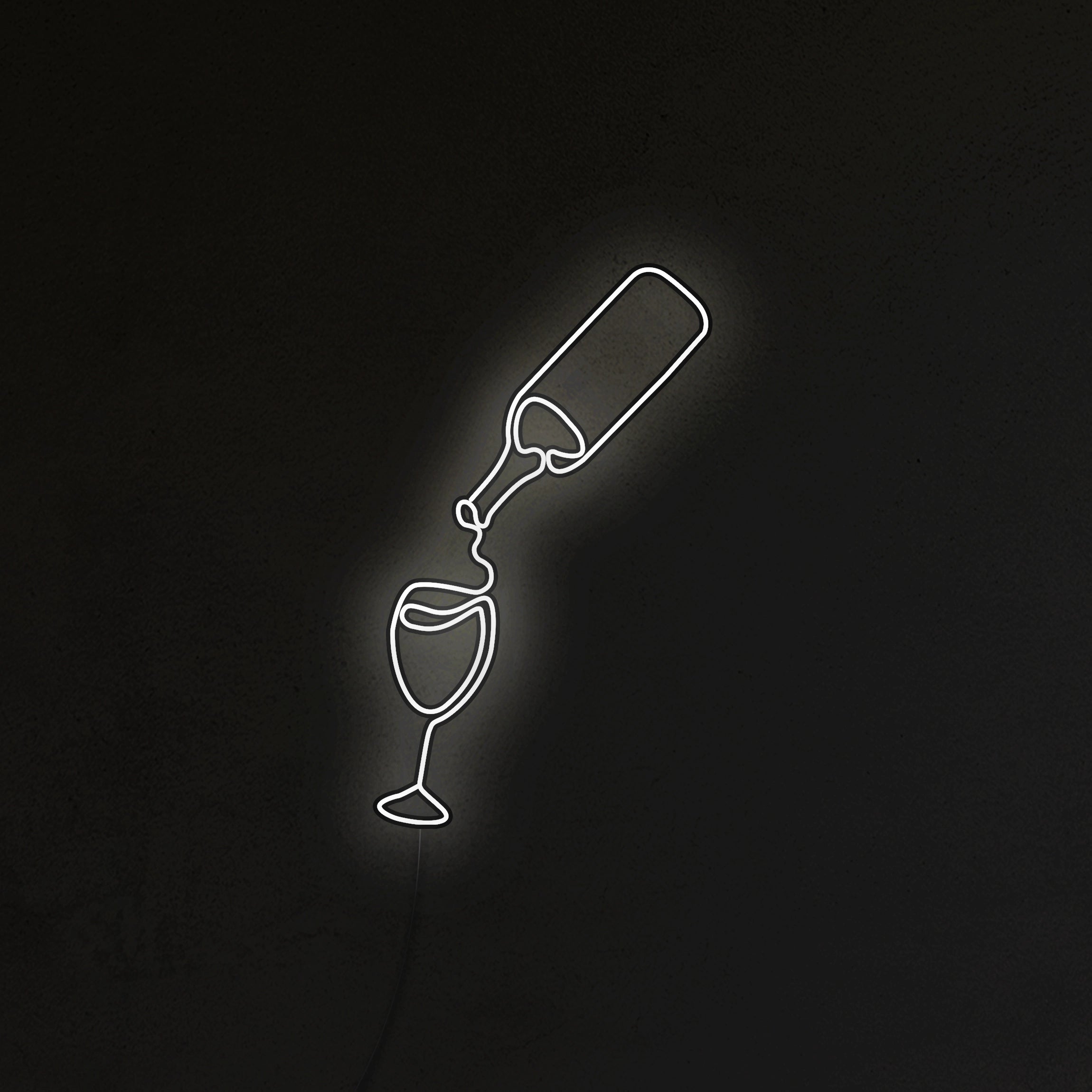 Kieliszek Wina Neon LED
