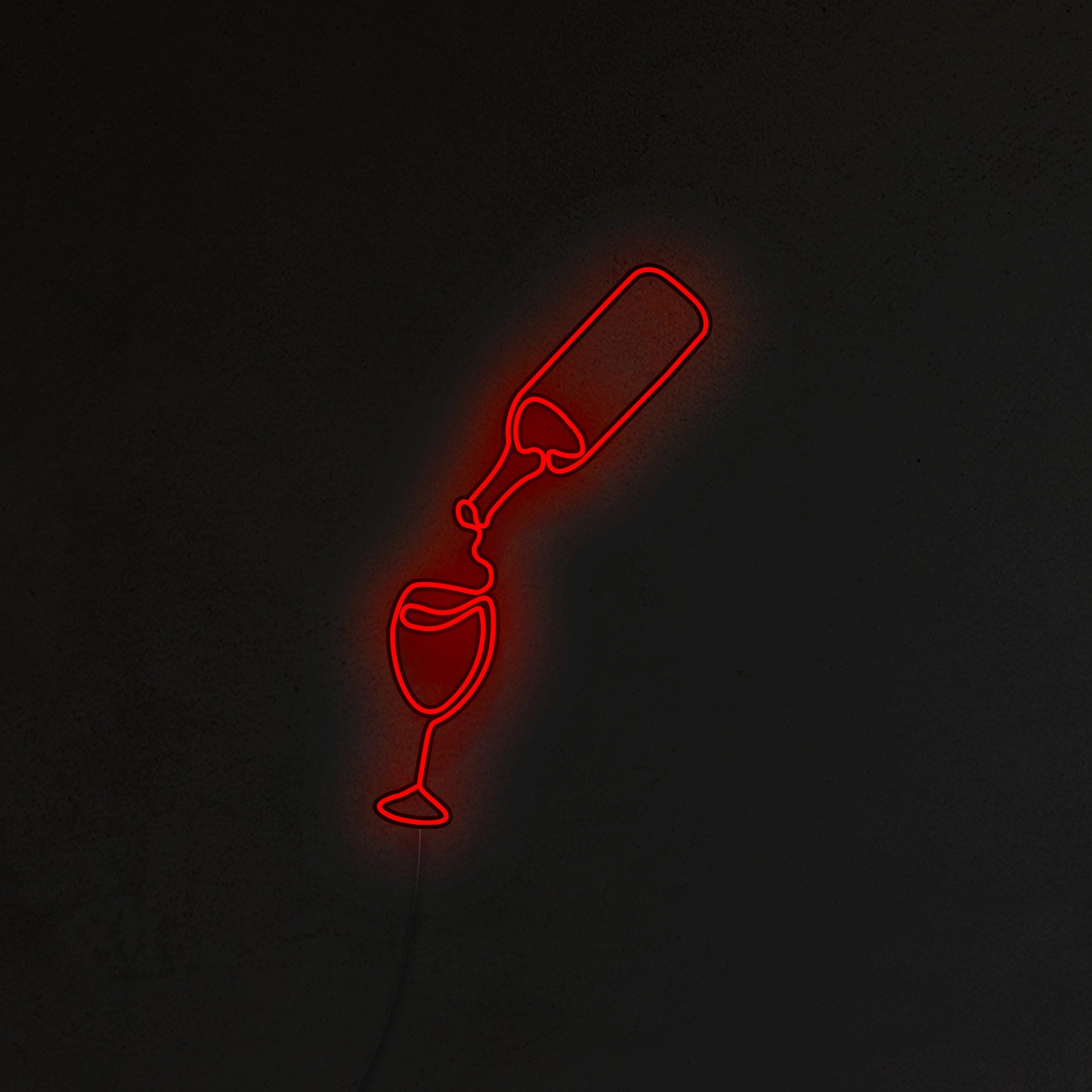 Kieliszek Wina Neon LED