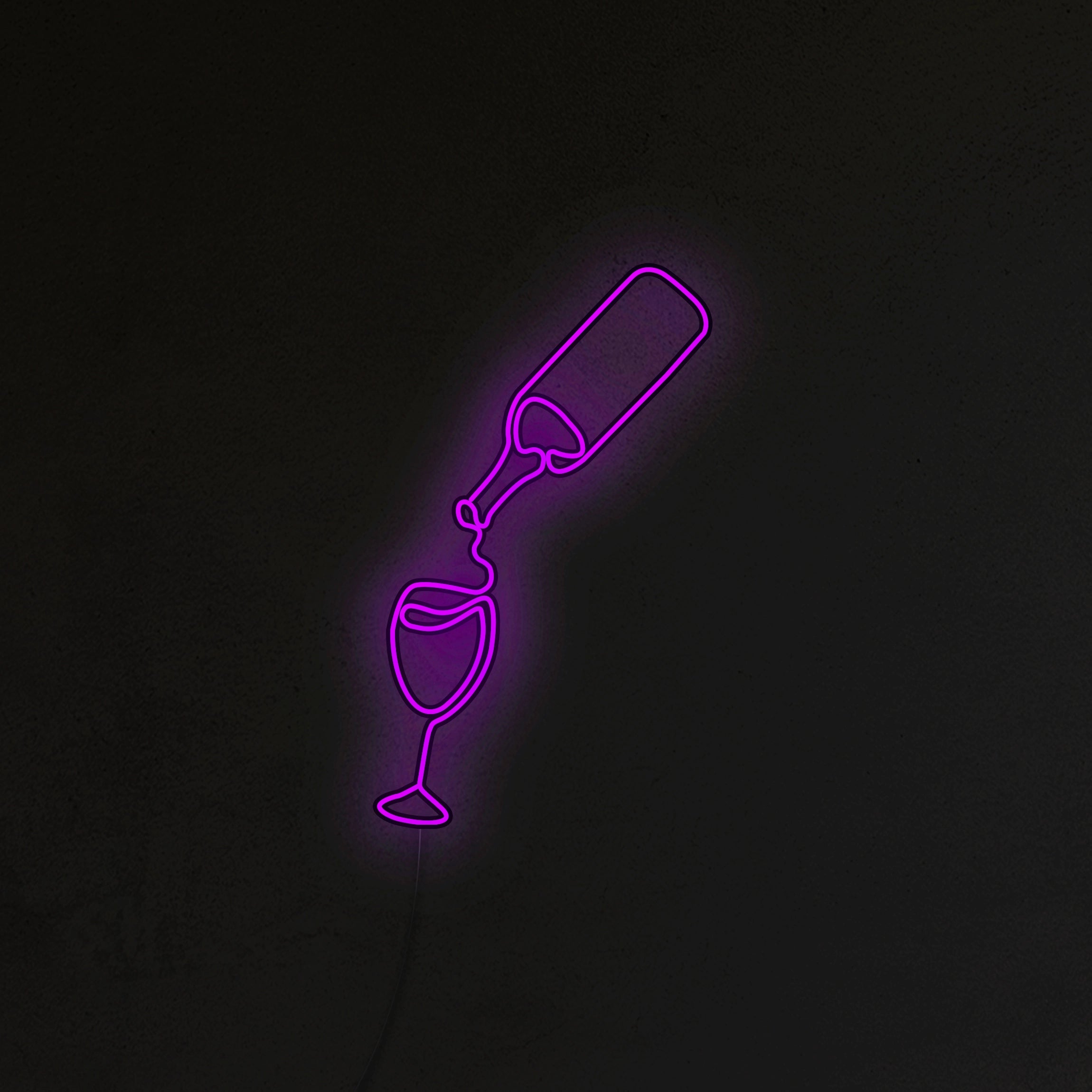 Kieliszek Wina Neon LED