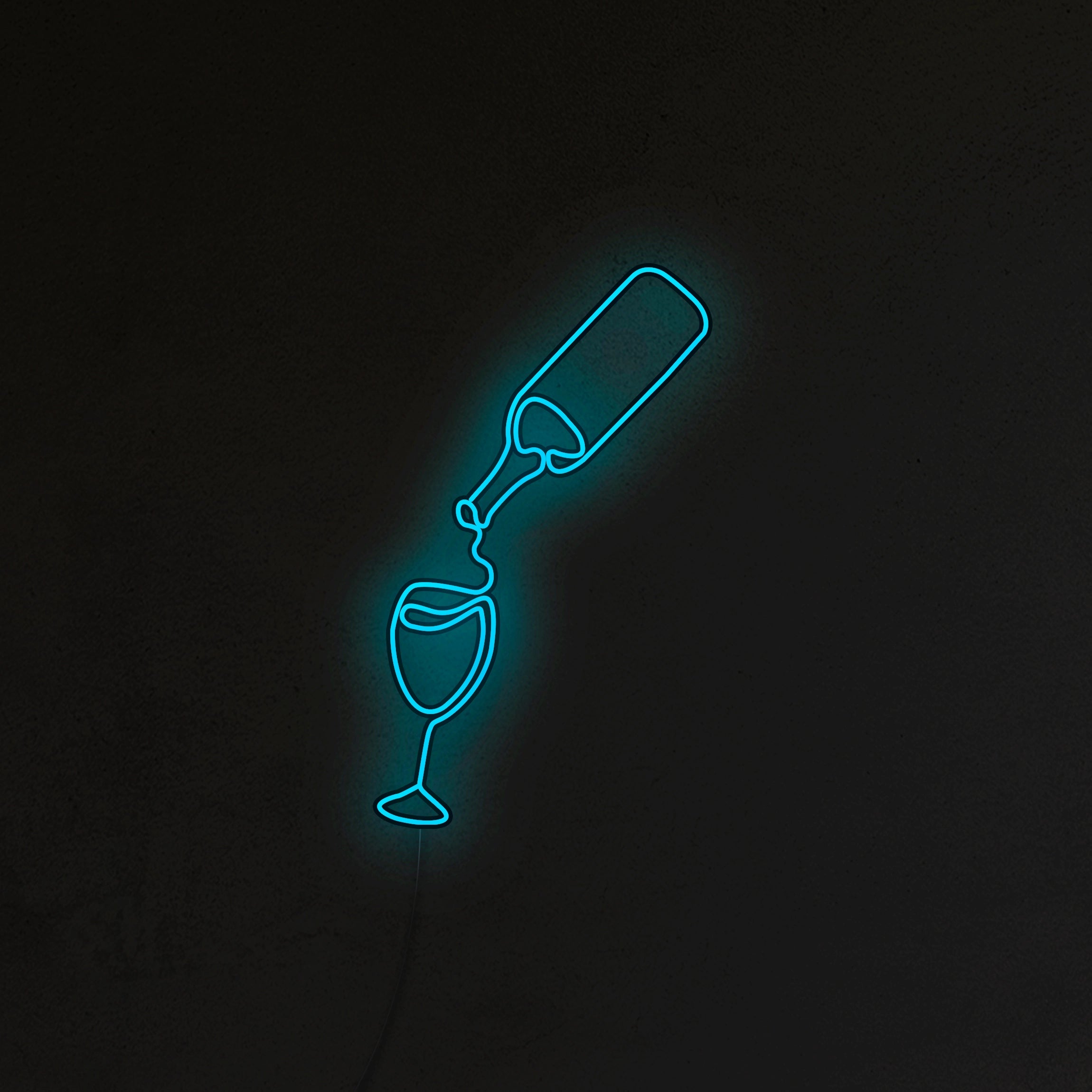 Kieliszek Wina Neon LED