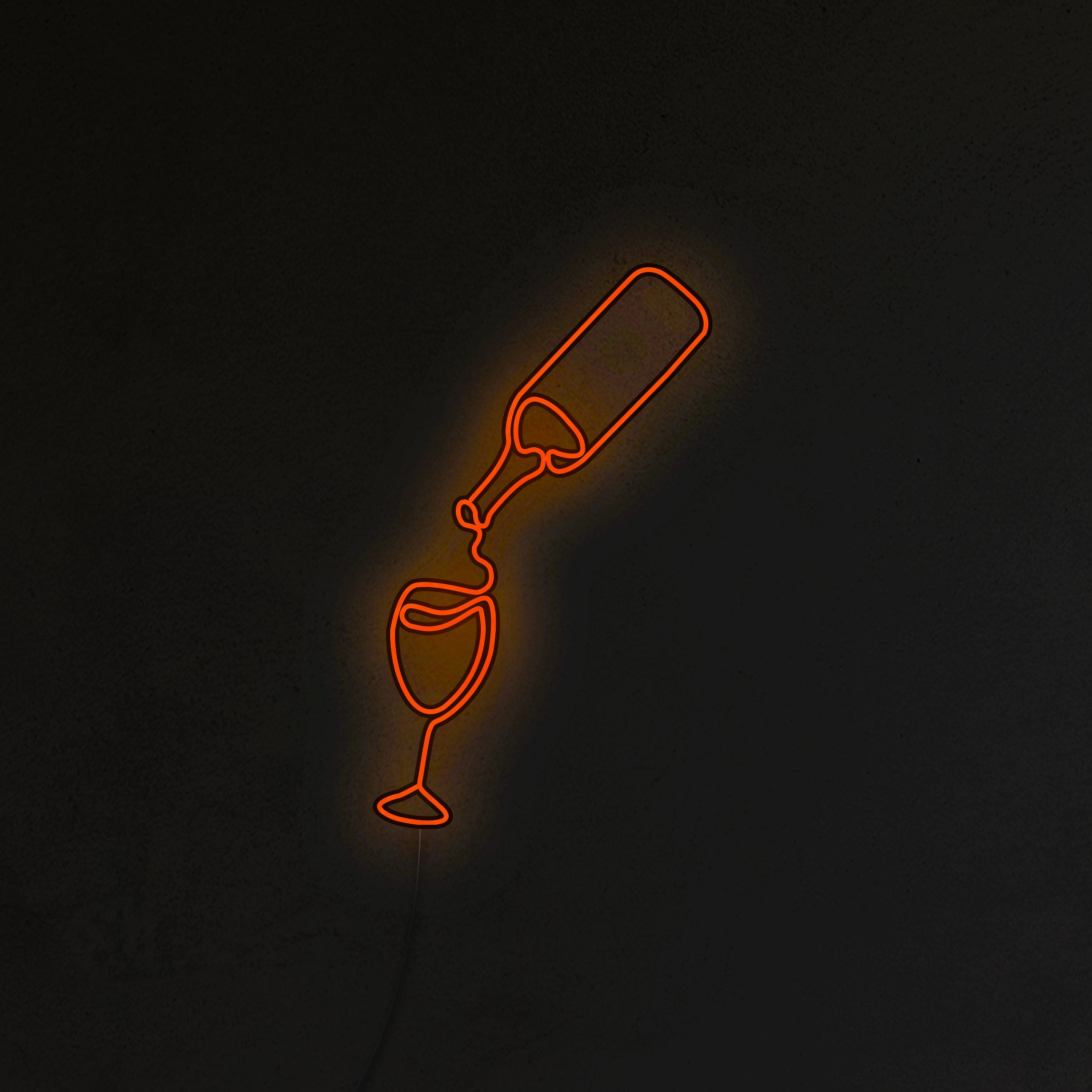 Kieliszek Wina Neon LED