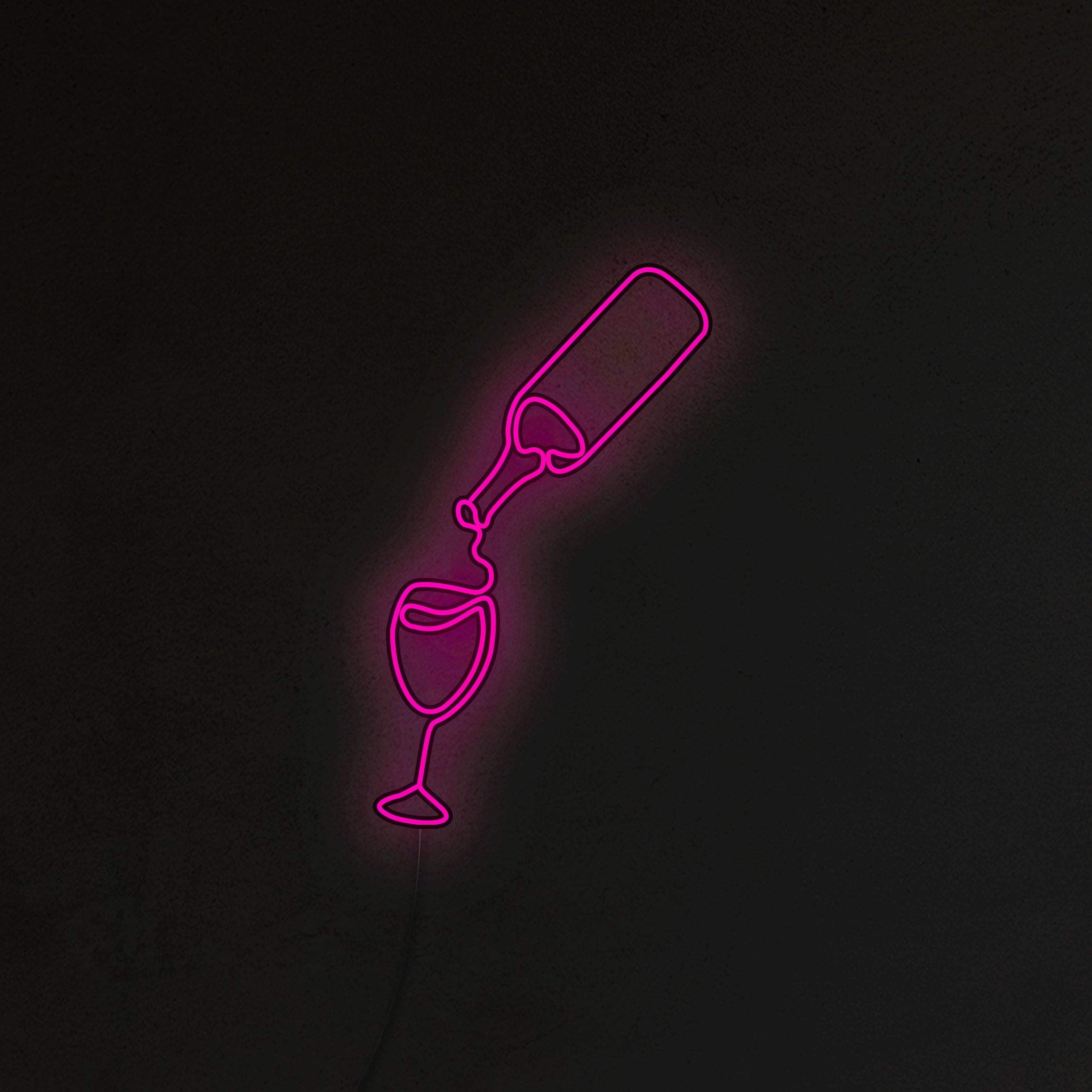 Kieliszek Wina Neon LED