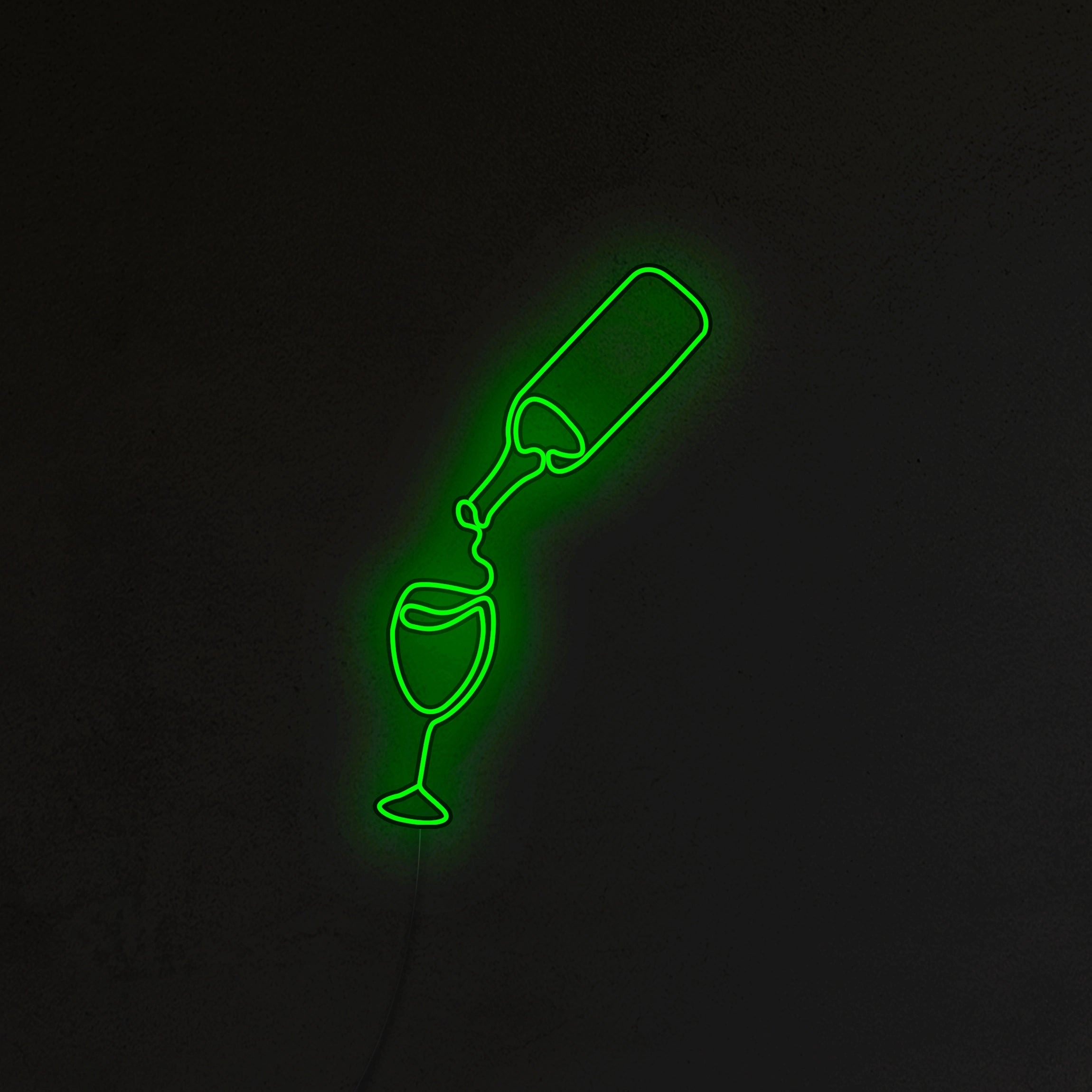 Kieliszek Wina Neon LED