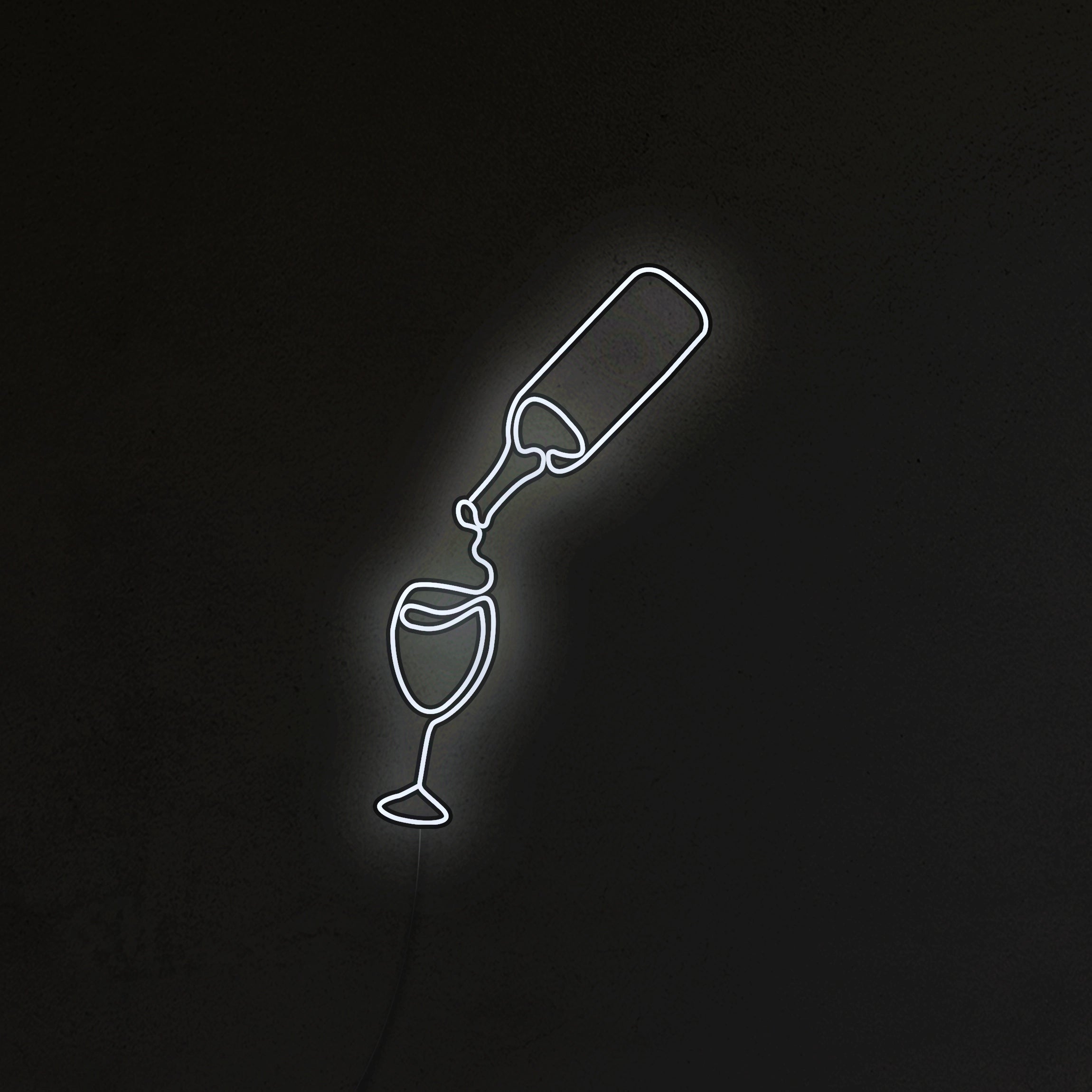 Kieliszek Wina Neon LED
