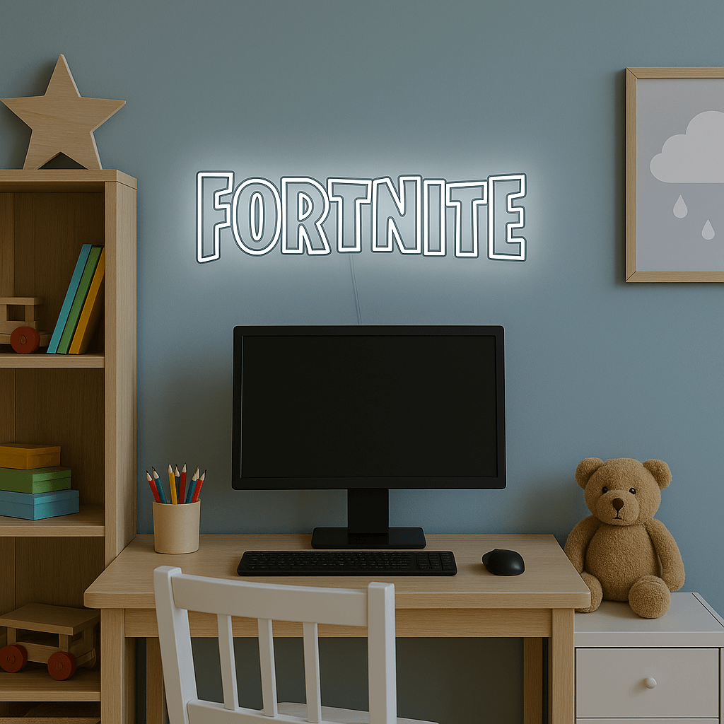 Napis Fornite Neon LED