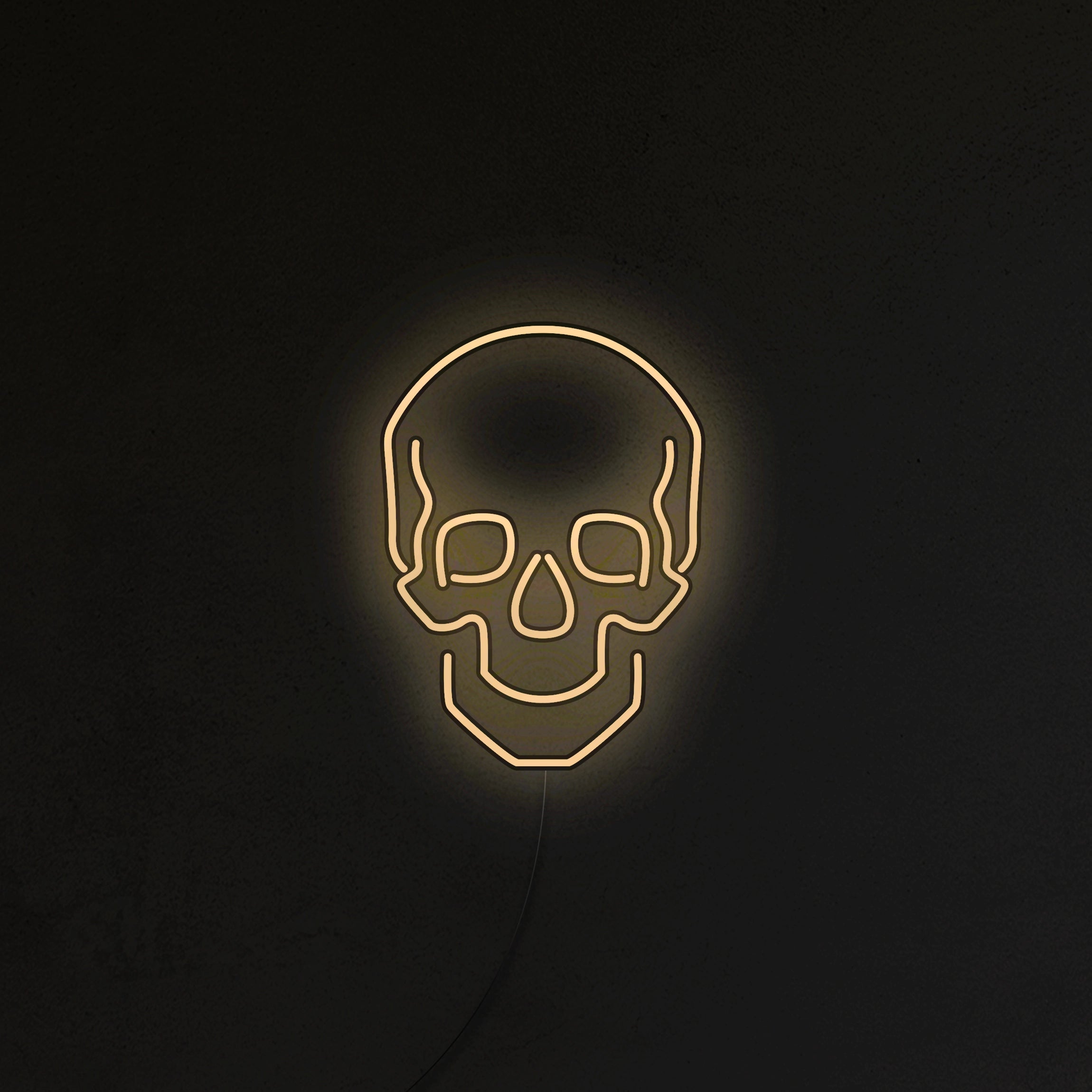 Czaszka Neon LED