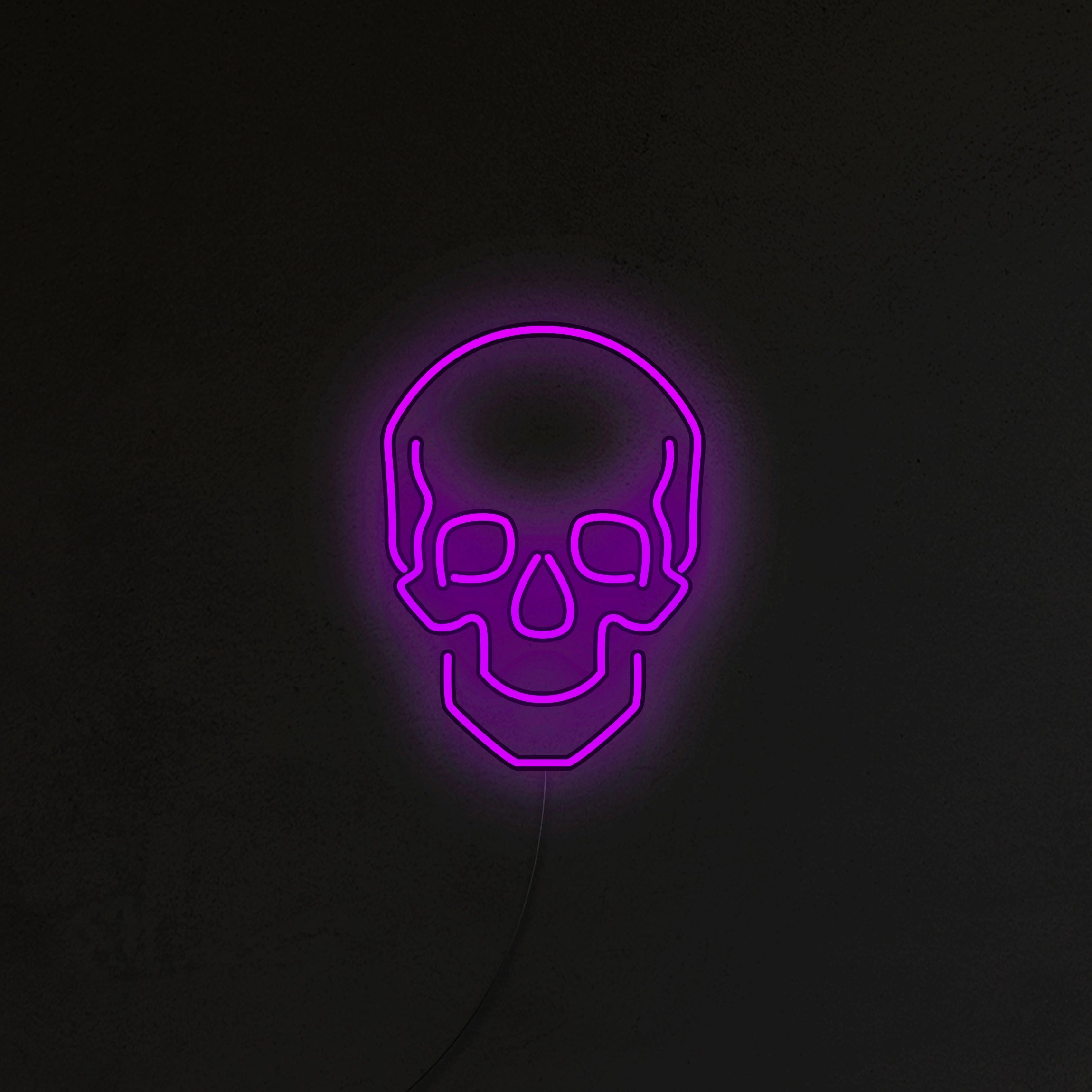 Czaszka Neon LED