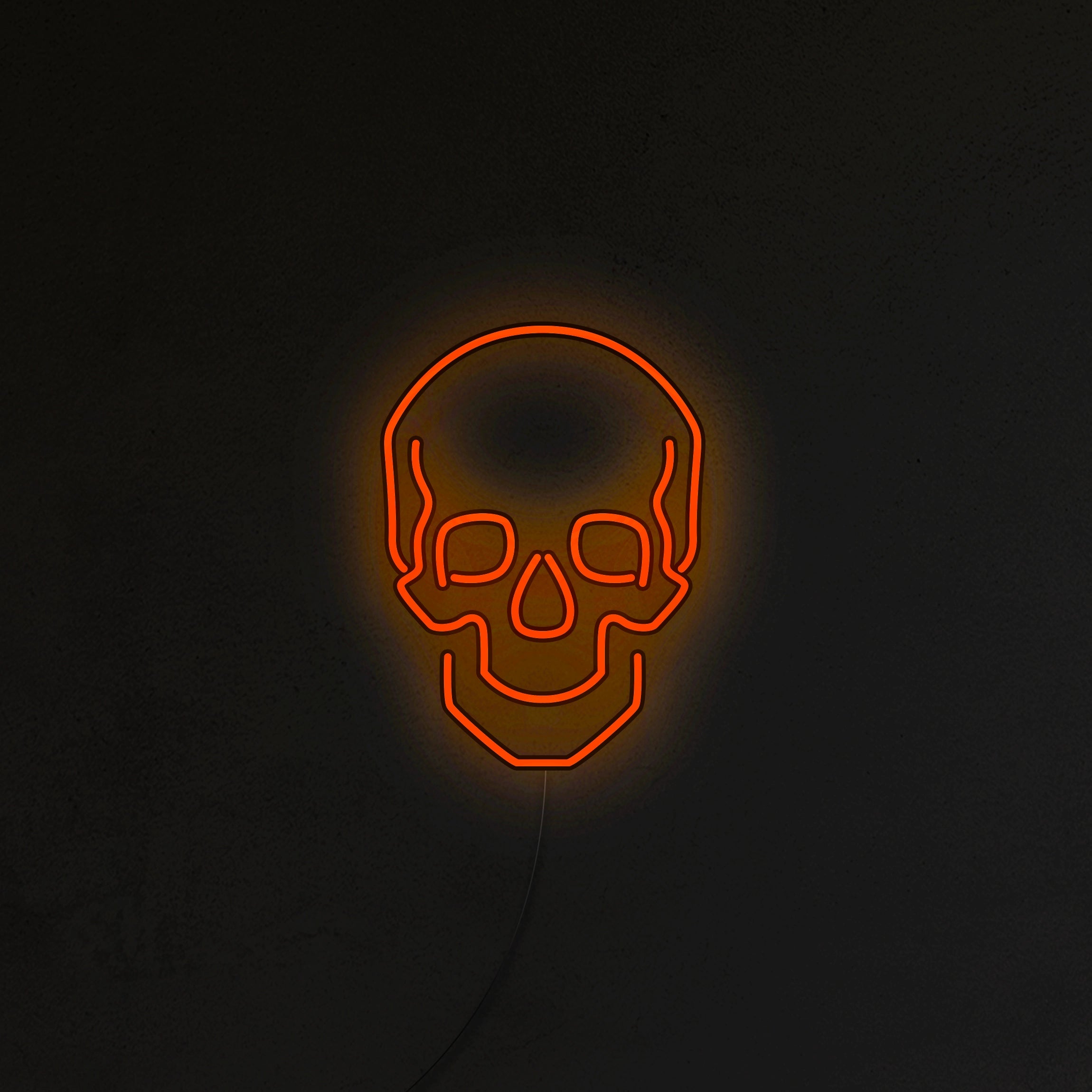 Czaszka Neon LED