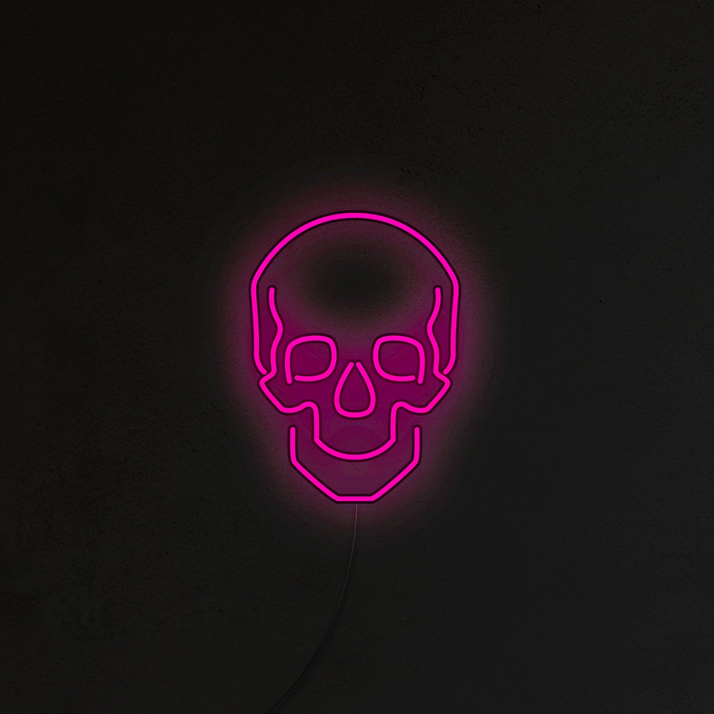 Czaszka Neon LED