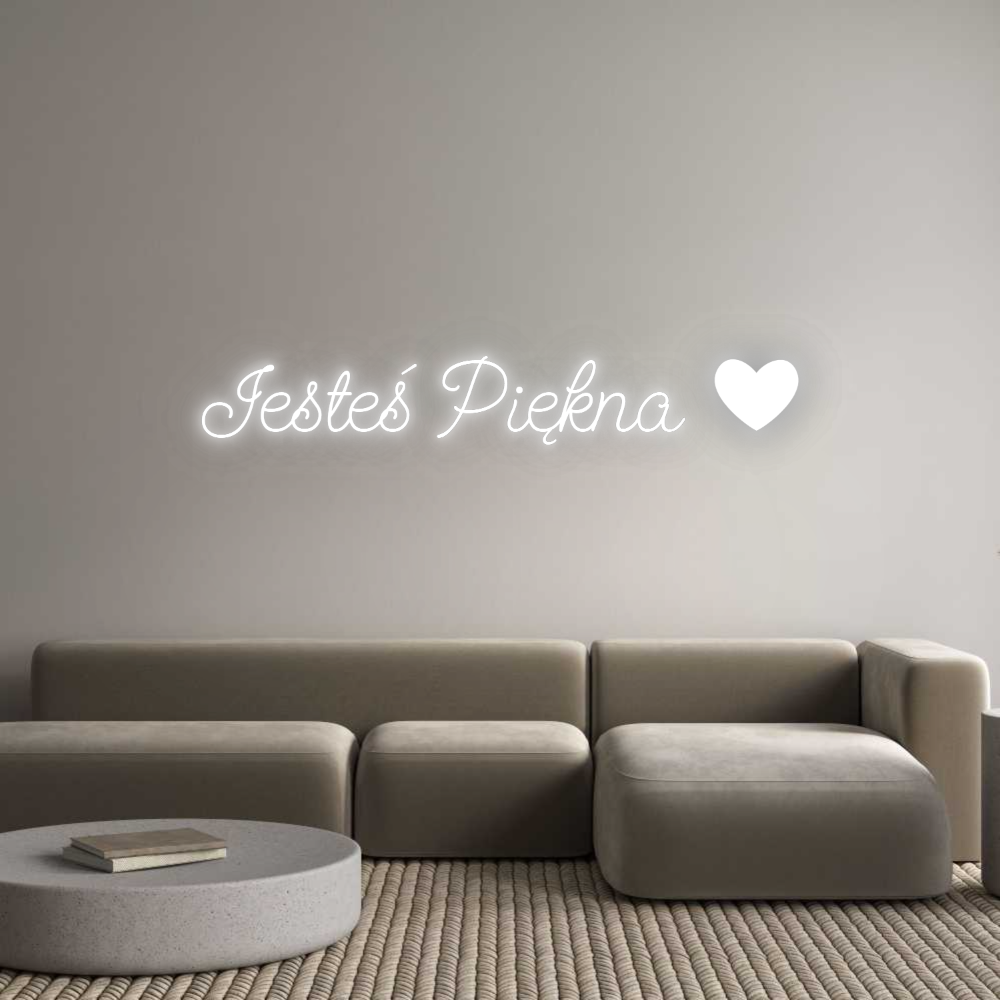 Custom Neon: Jesteś Piękna ❤