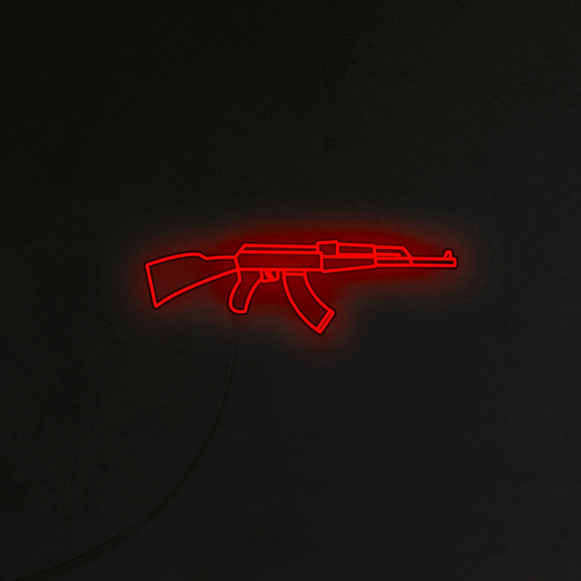 Karabin AK-47 Neon LED