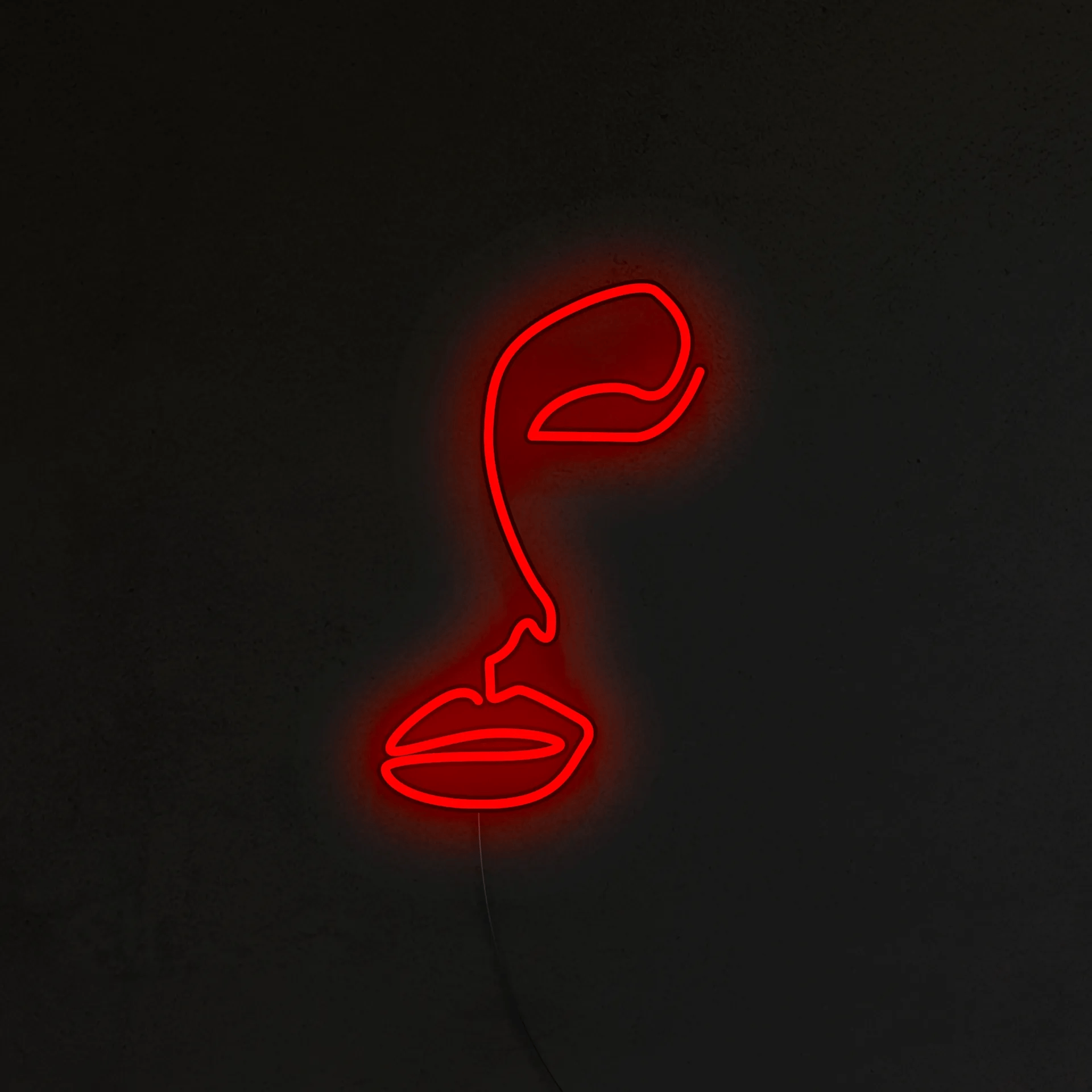Twarz Neon LED