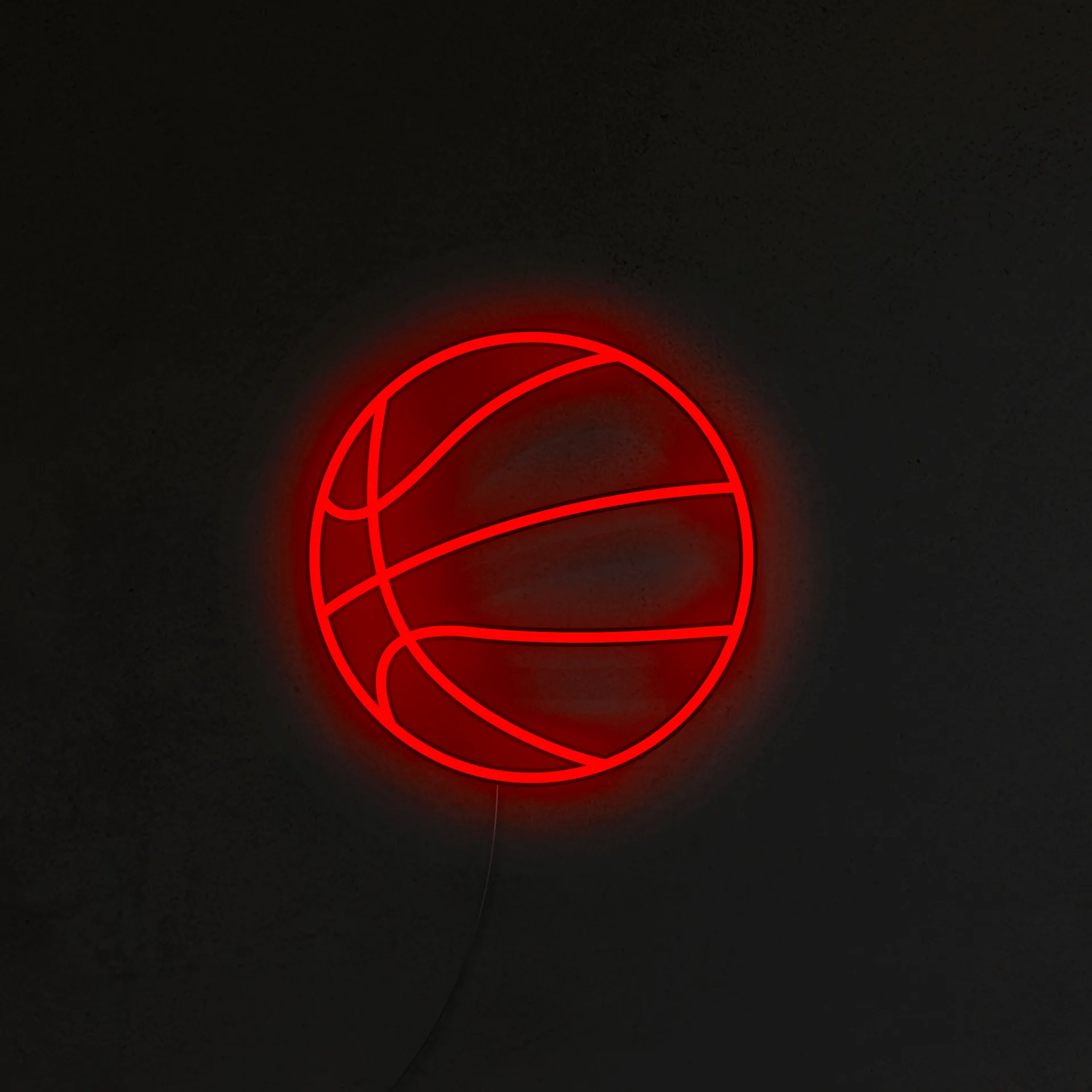 Koszykówka Piłka Neon LED