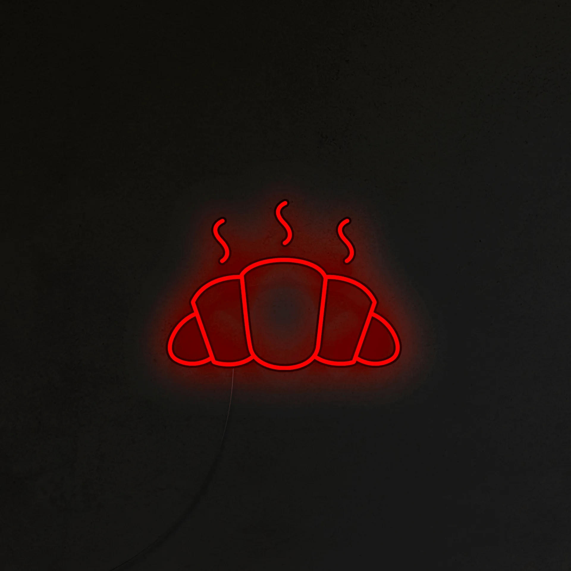 Croissant Neon LED