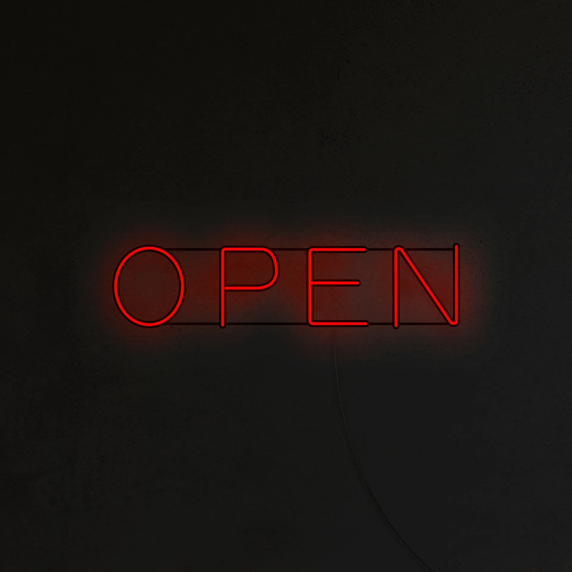 OPEN Neon LED