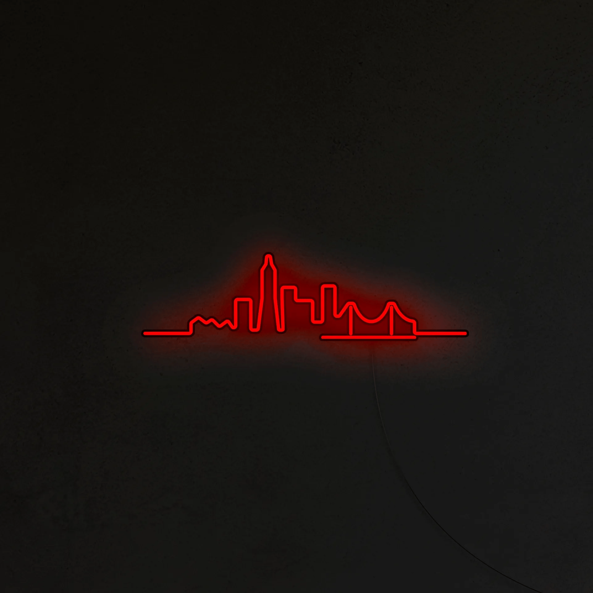 Panorama Miasta Neon LED