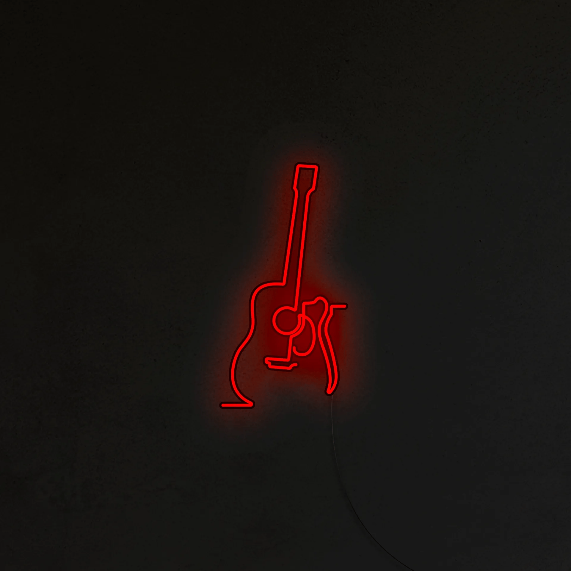 Gitara akustyczna Neon LED