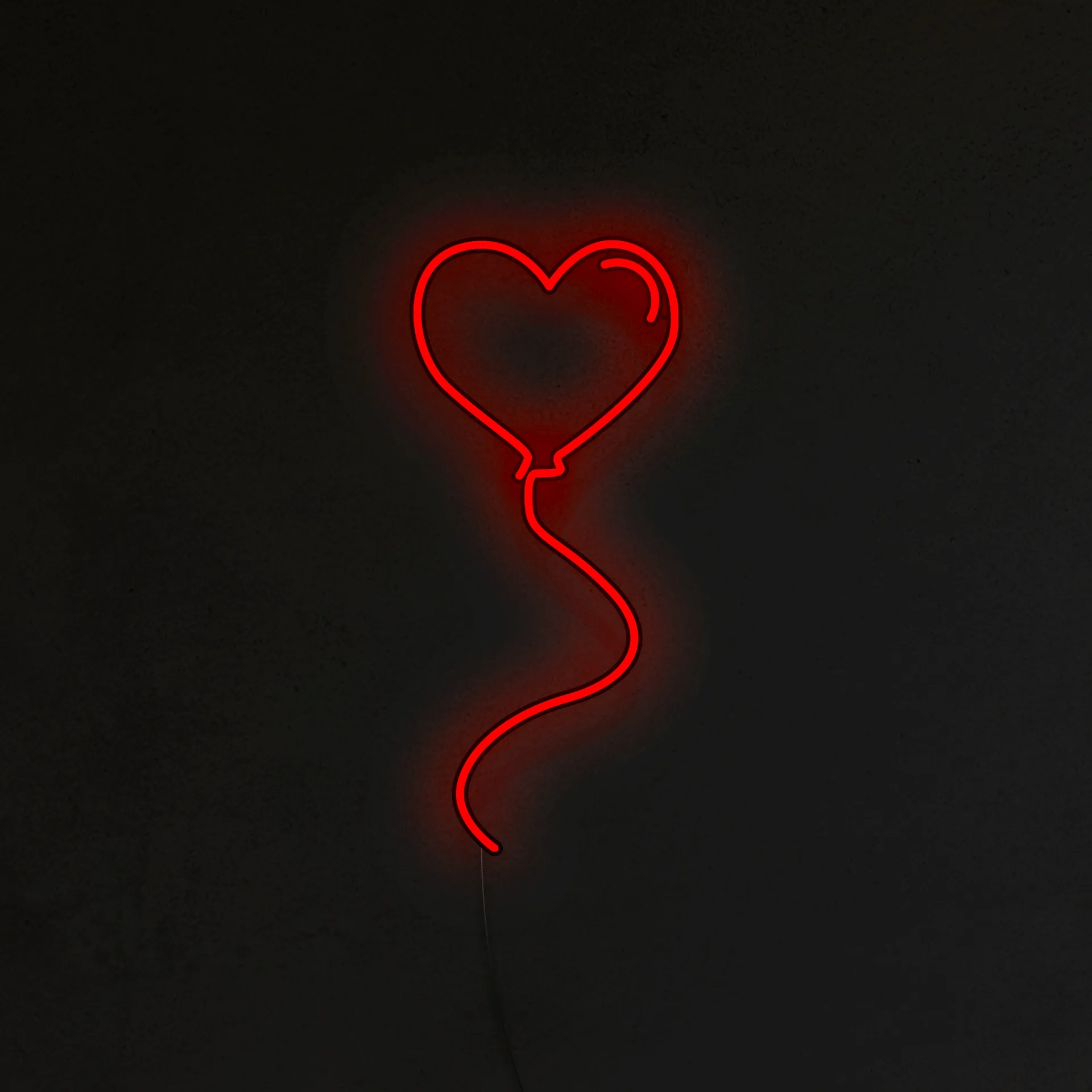 Serce balon Neon LED