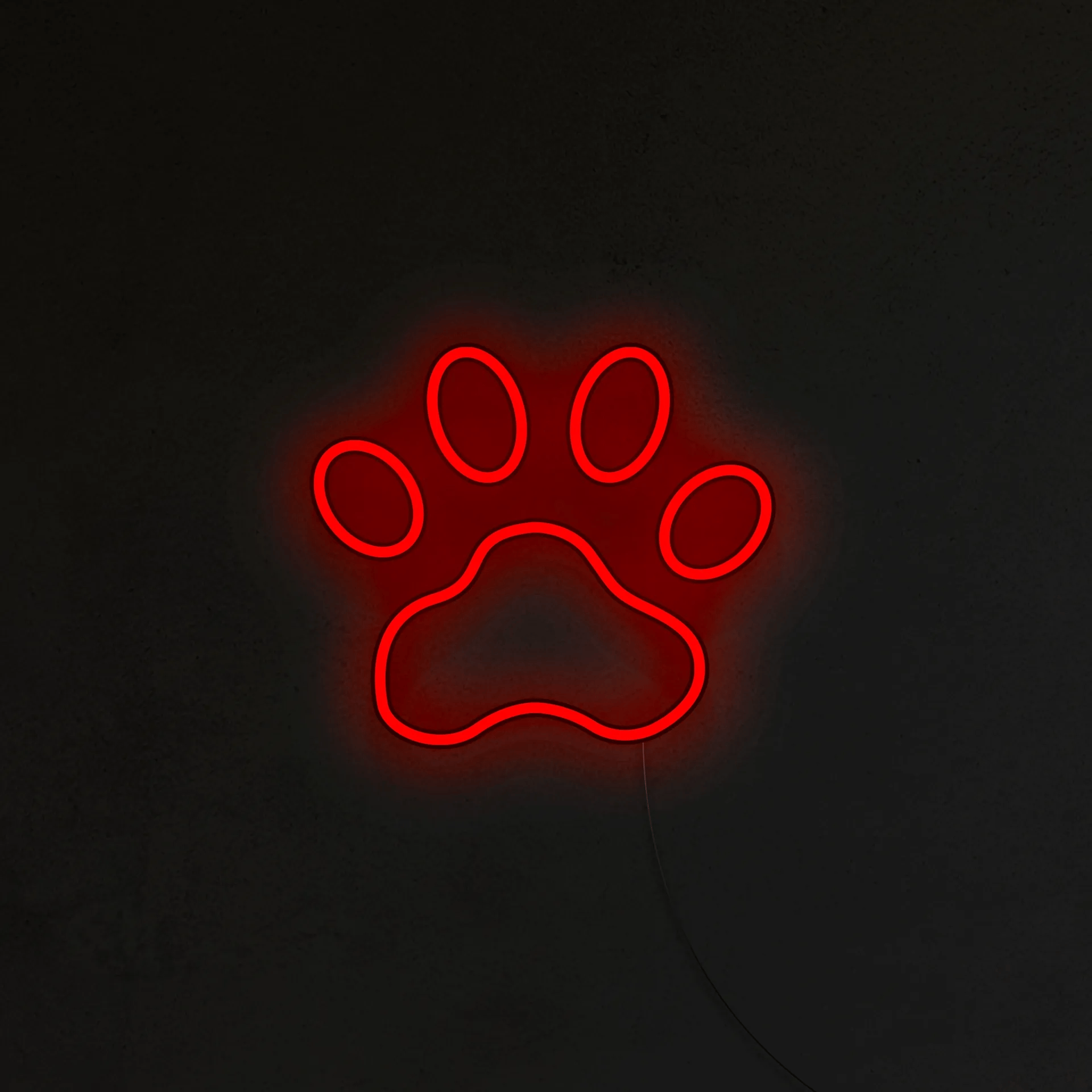 Łapka Pieska Neon LED