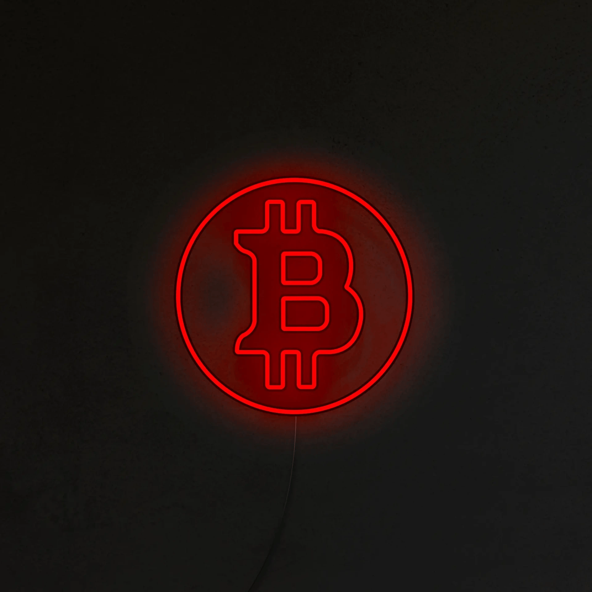 Bitcoin Neon LED
