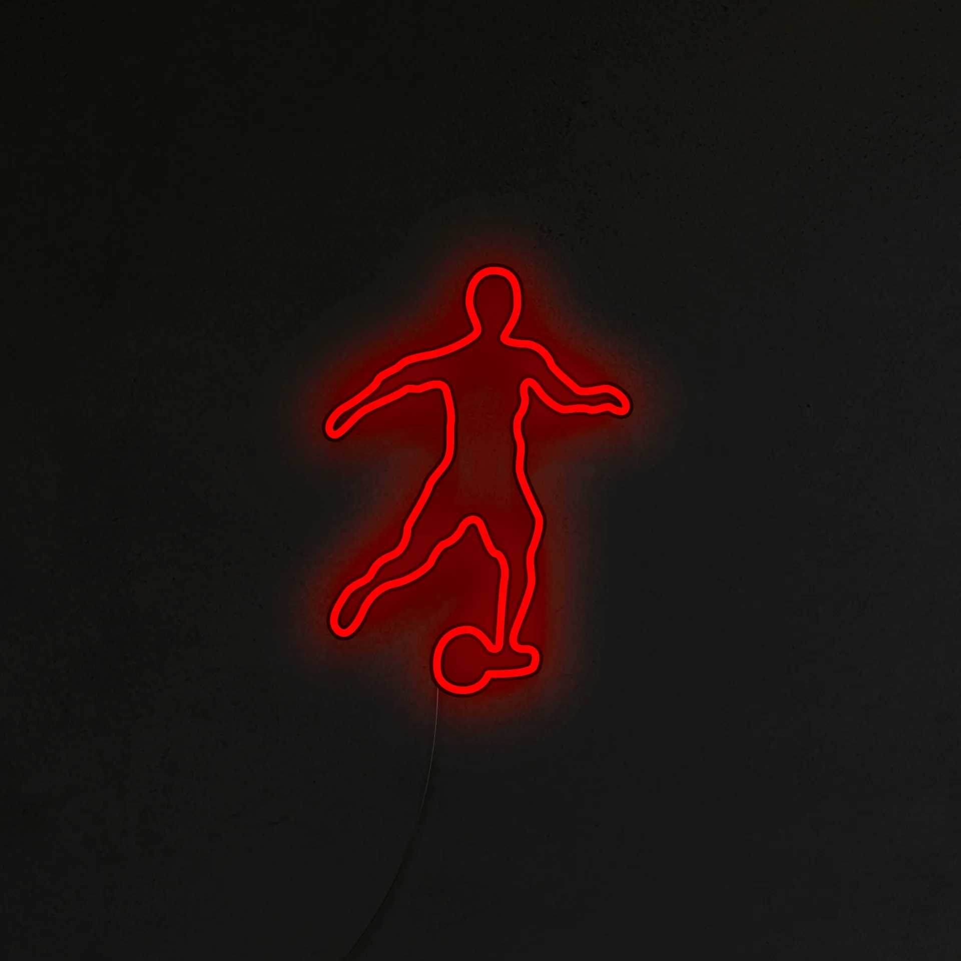 Piłkarz Neon LED
