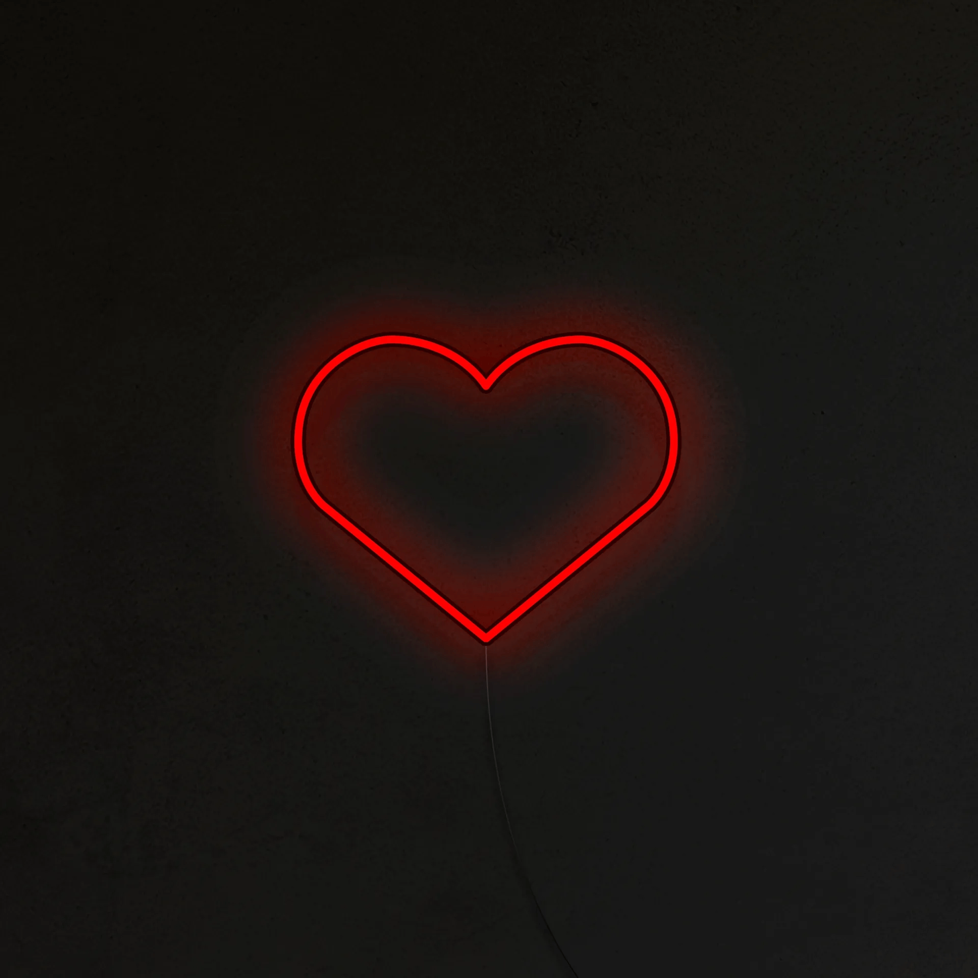 Serduszko Neon LED