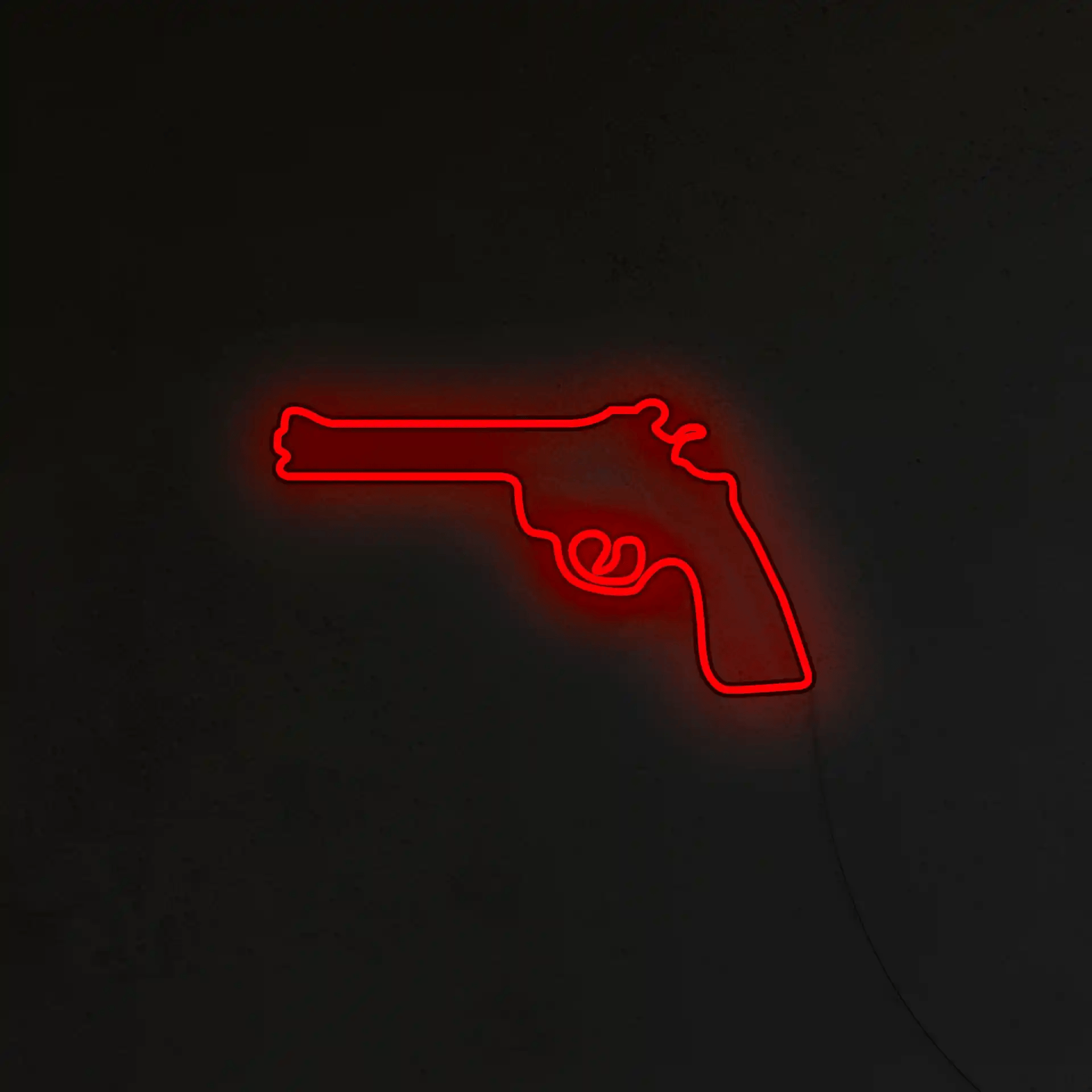 Rewolwer Neon LED