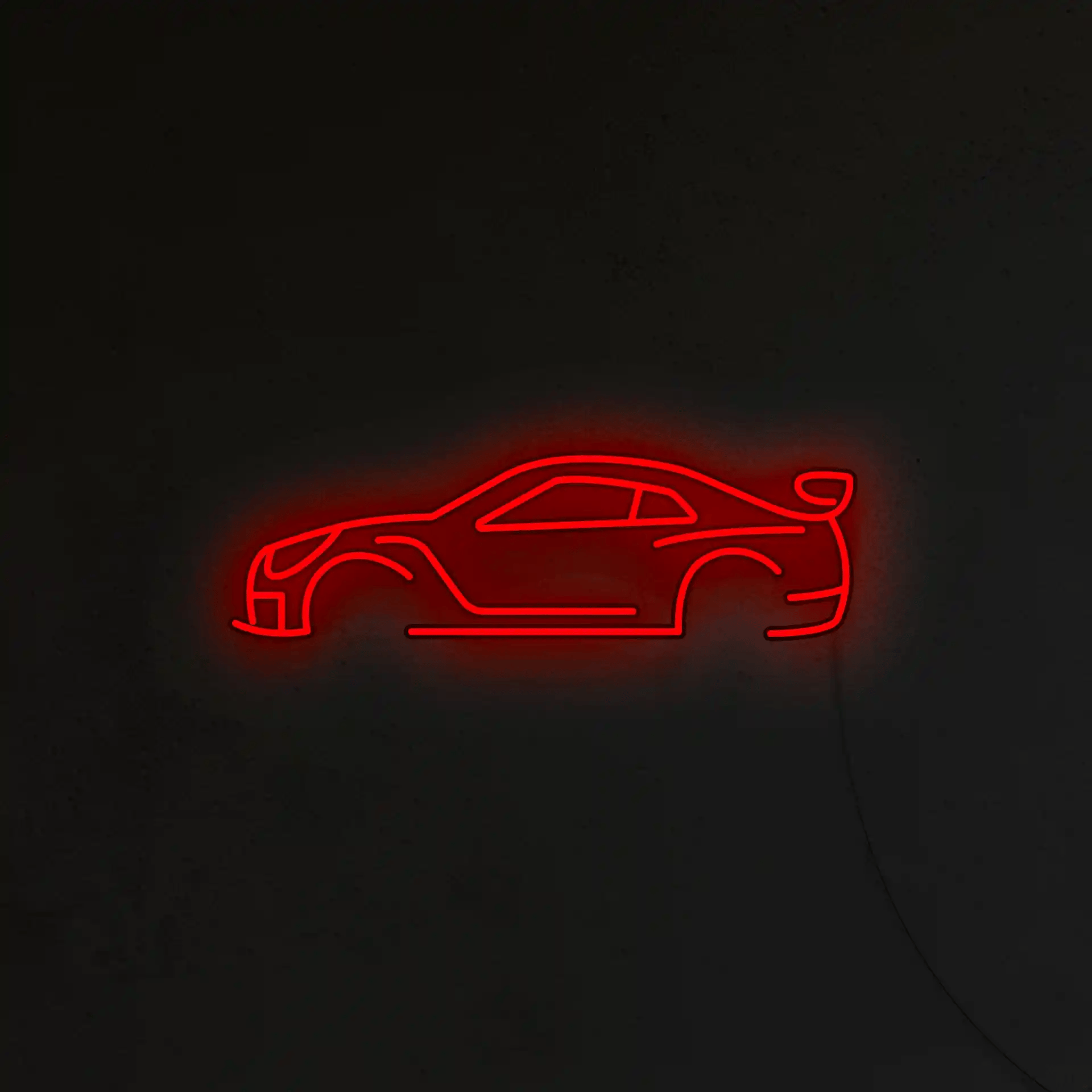 Samochód Sportowy Neon LED