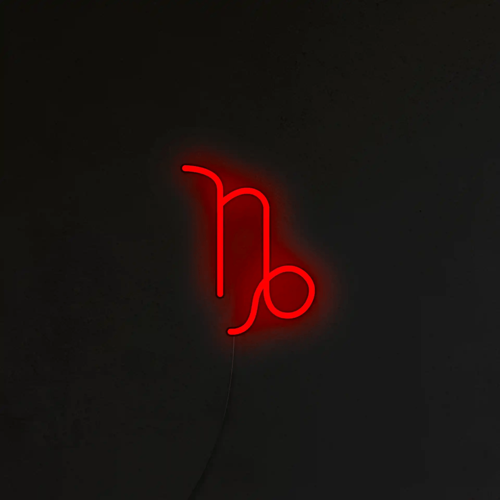 Znak Zodiaku Neon LED - Koziorożec