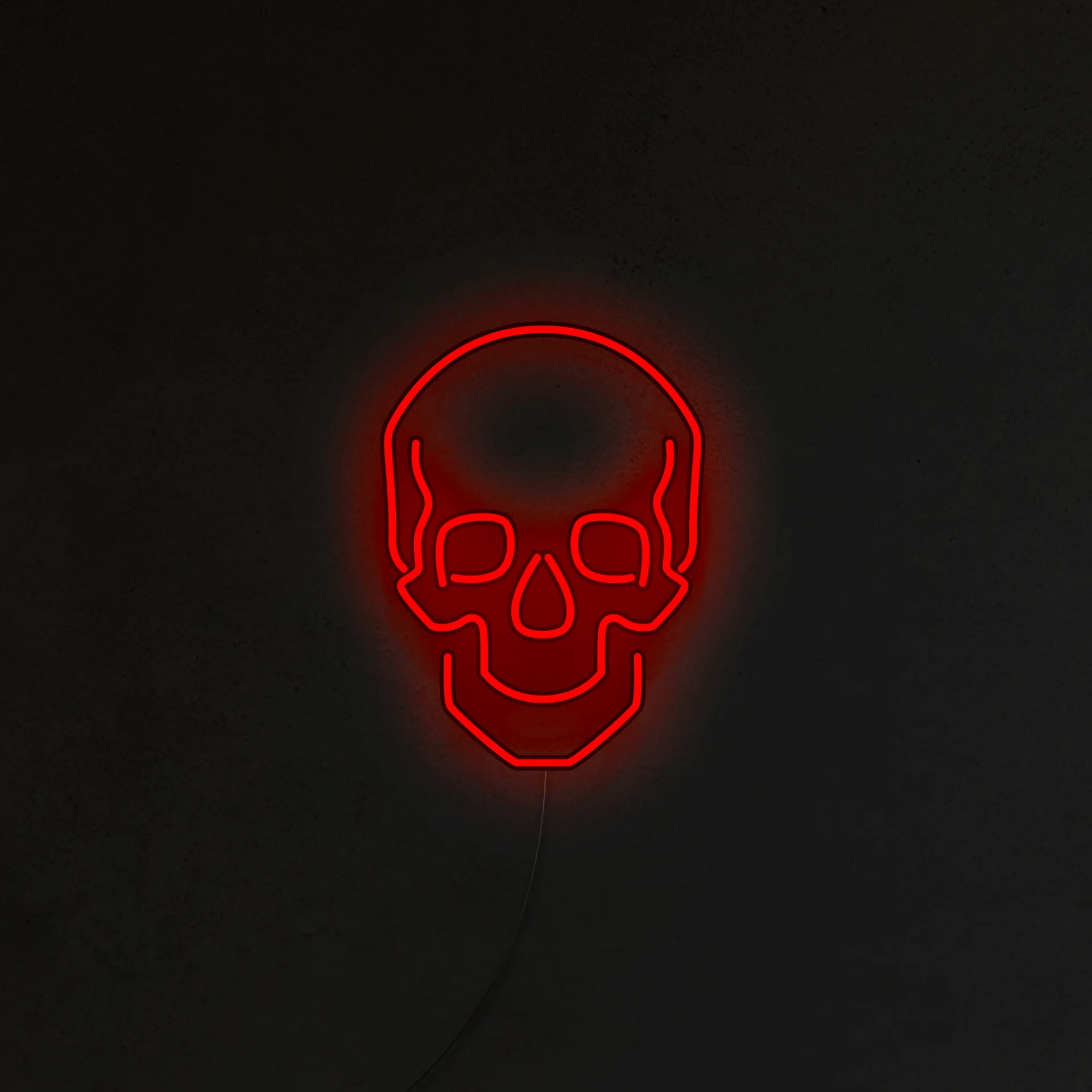 Czaszka Neon LED