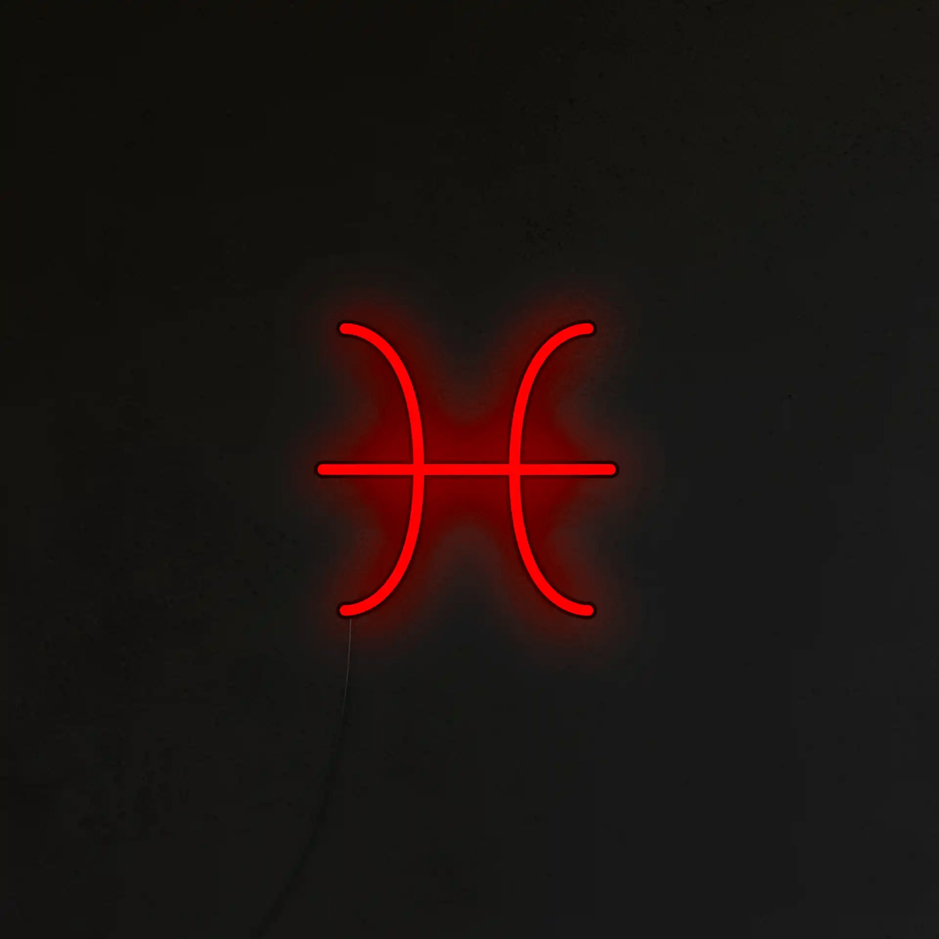 Znak Zodiaku Neon LED - Ryby