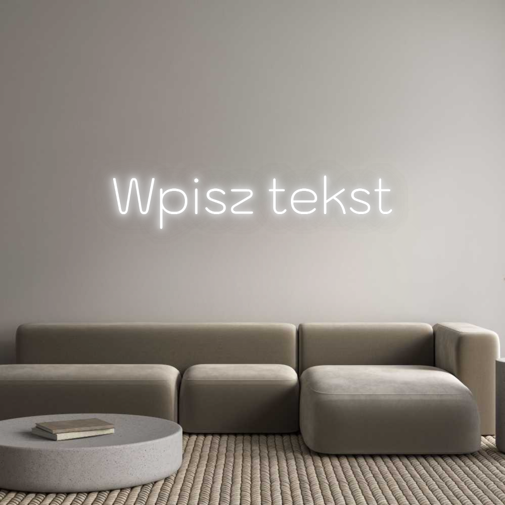 Custom Neon: Wpisz tekst