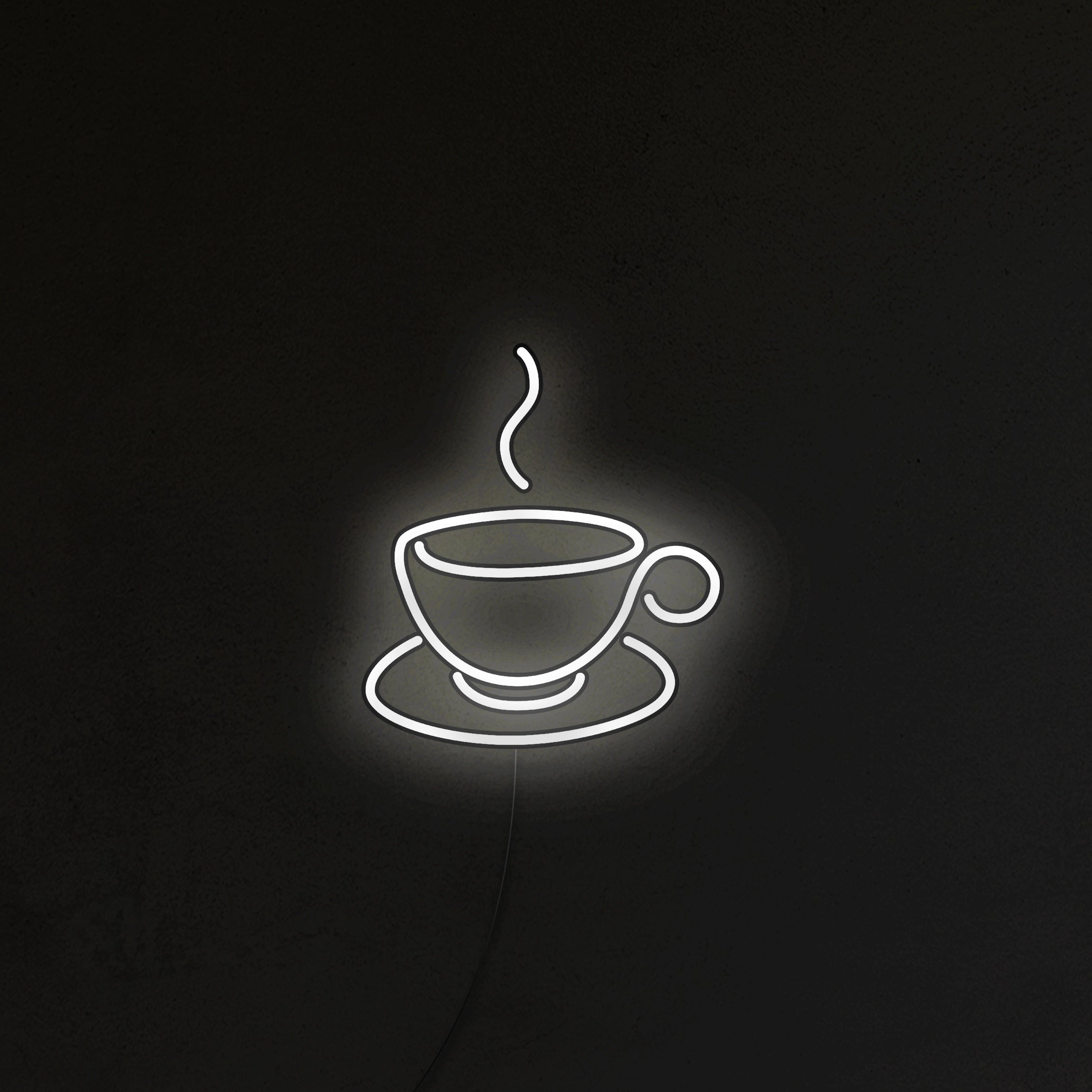 Filiżanka kawy Neon LED
