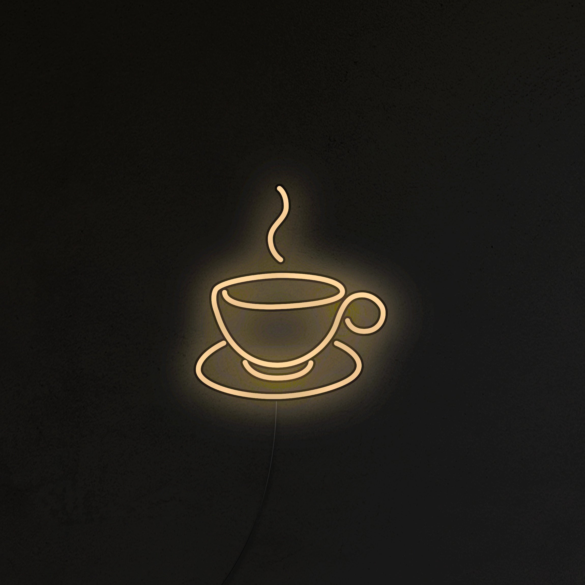 Filiżanka kawy Neon LED
